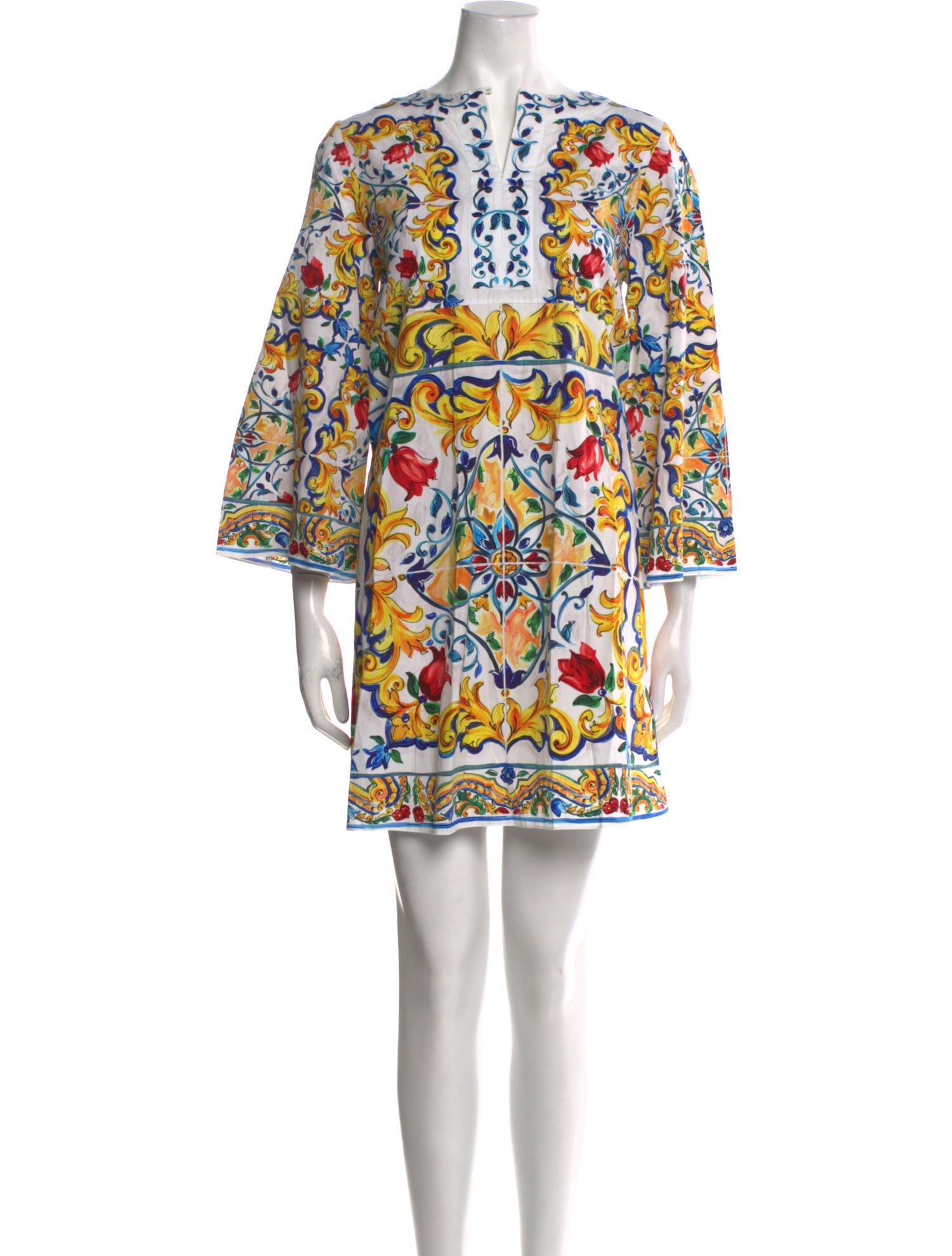 Dolce & Gabbana Printed Mini Dress