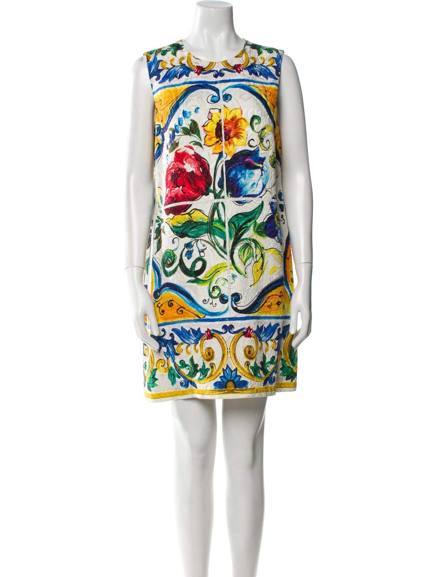 Dolce & Gabbana Printed Mini Dress