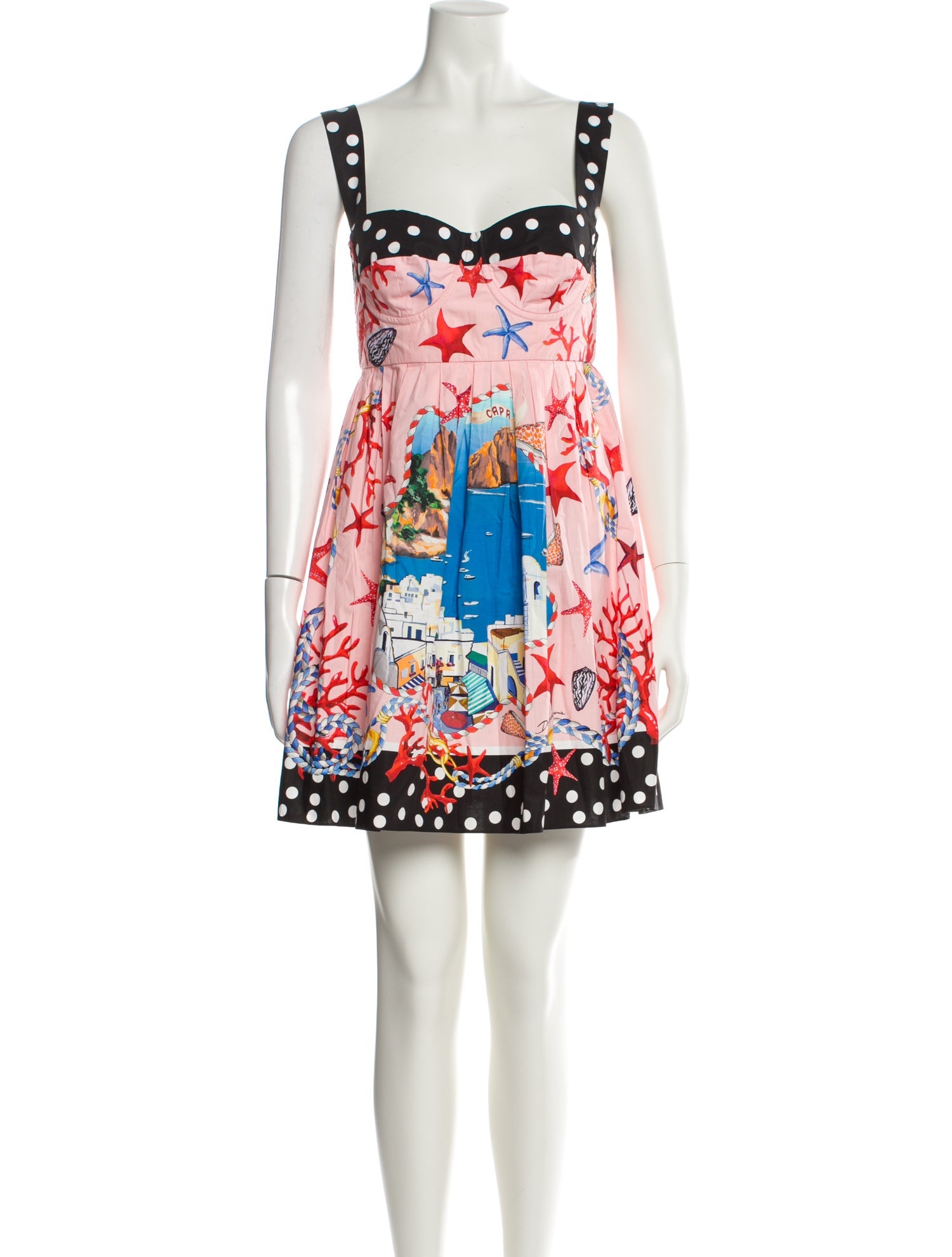 Dolce & Gabbana Printed Mini Dress