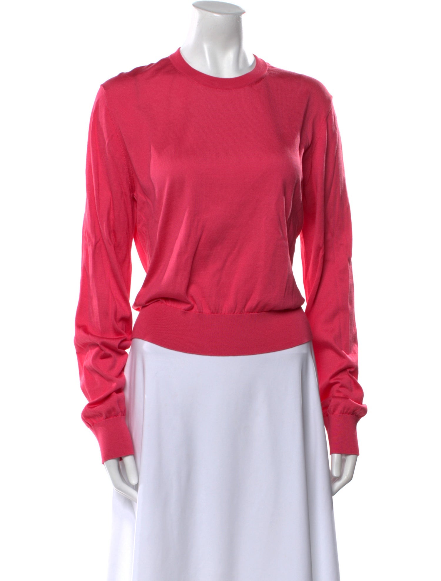 Dolce & Gabbana Silk Crew Neck Sweater