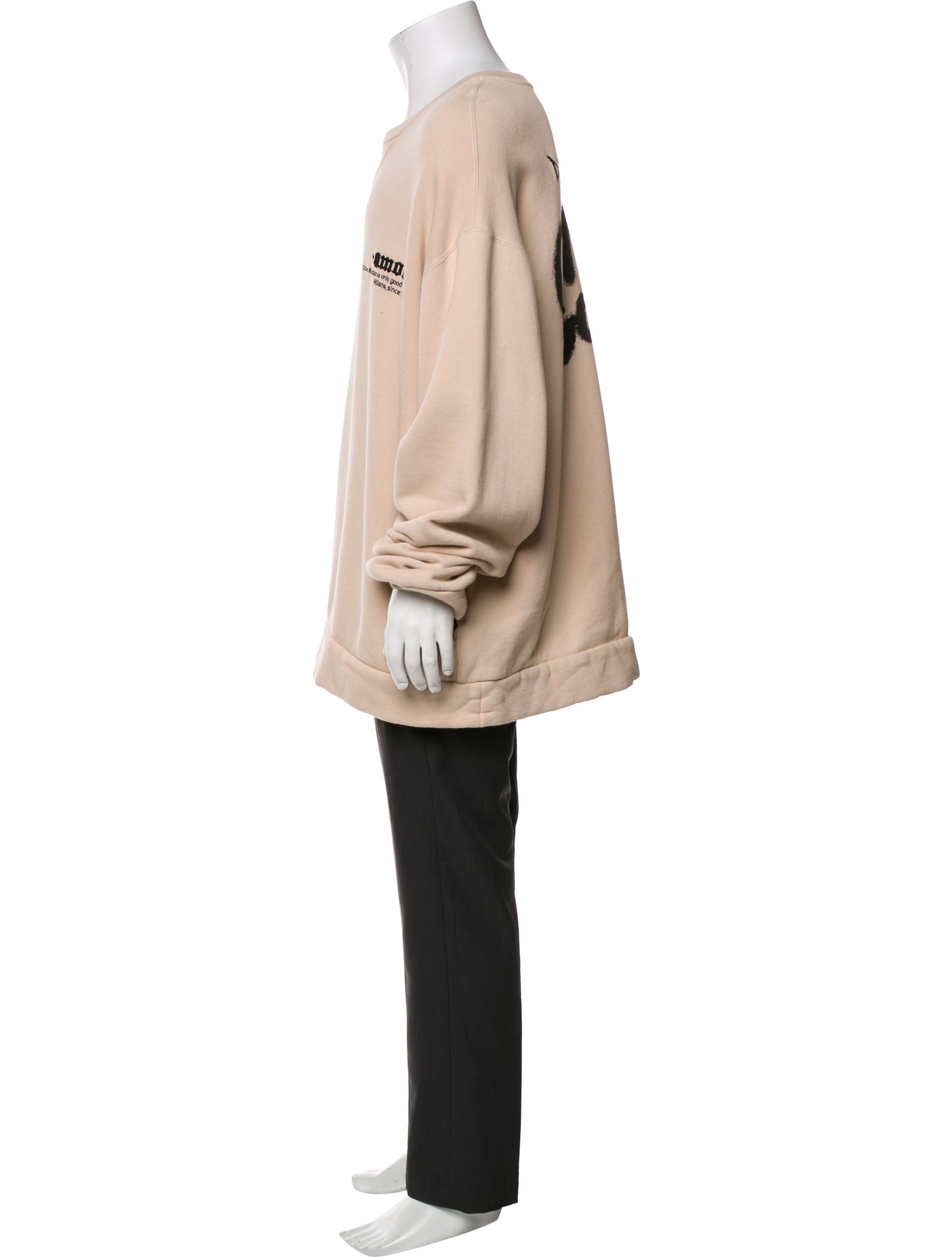 Dolce & Gabbana Graphic Print Crew Neck Pullover w/ Tags