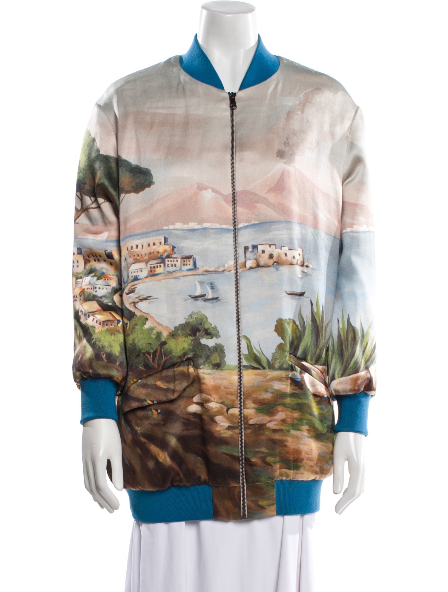 Dolce & Gabbana Printed Bomber Jacket