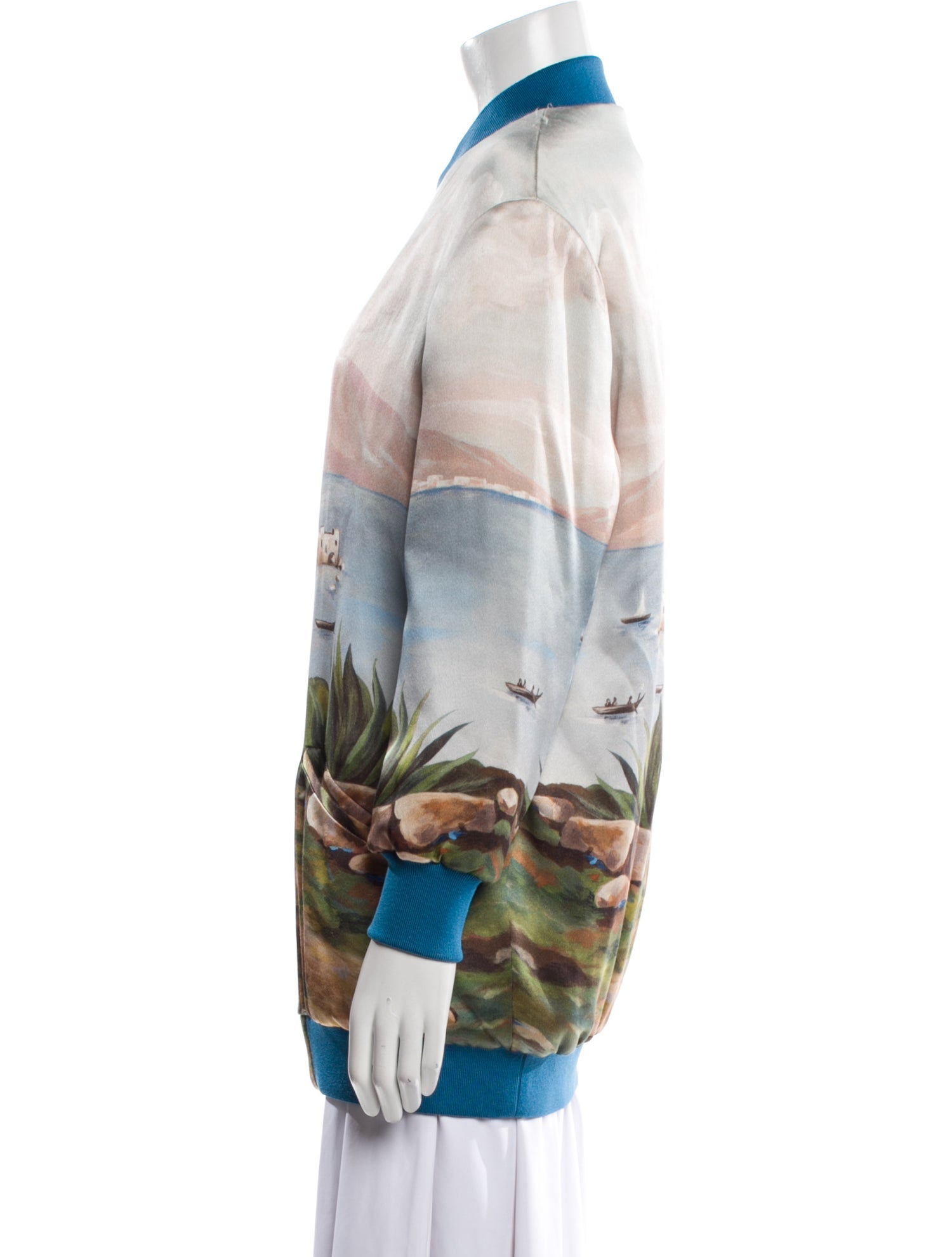 Dolce & Gabbana Printed Bomber Jacket