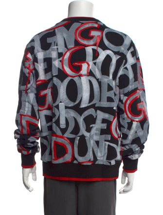 Dolce & Gabbana Printed Crew Neck Sweatshirt