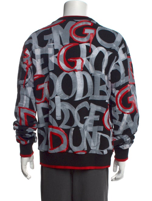 Dolce & Gabbana Printed Crew Neck Sweatshirt