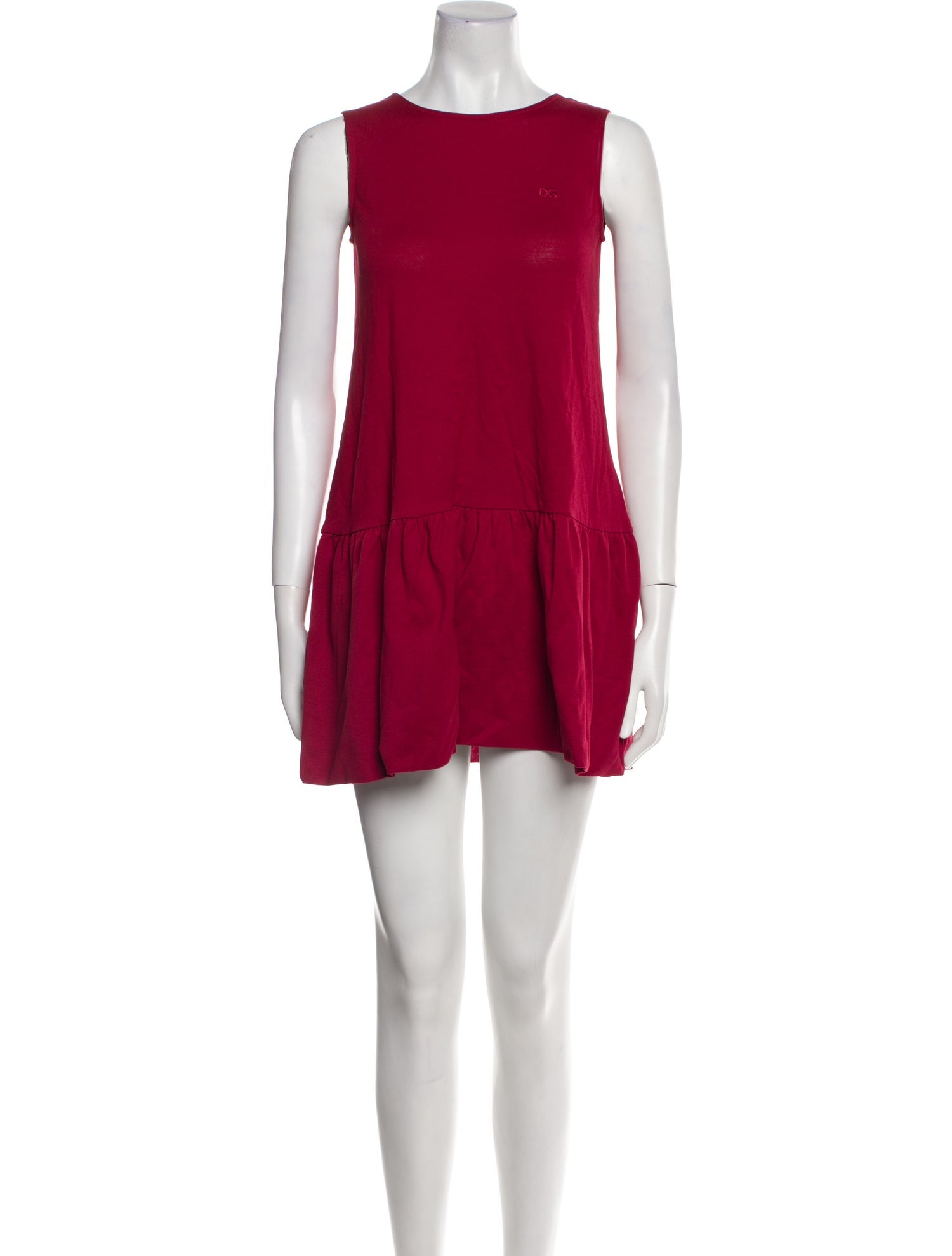 Dolce & Gabbana Girls' Solid Sleeveless Dress