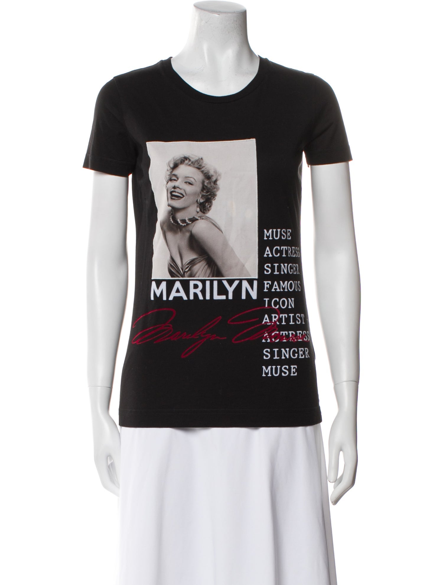 Dolce & Gabbana Graphic Print Crew Neck T-Shirt