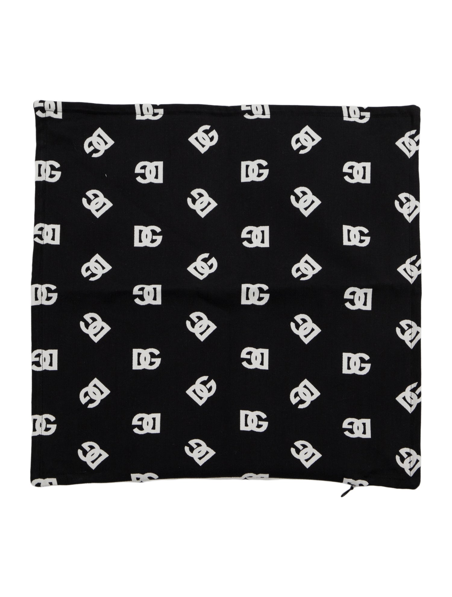 Dolce & Gabbana Monogram Cotton Pillow Sham