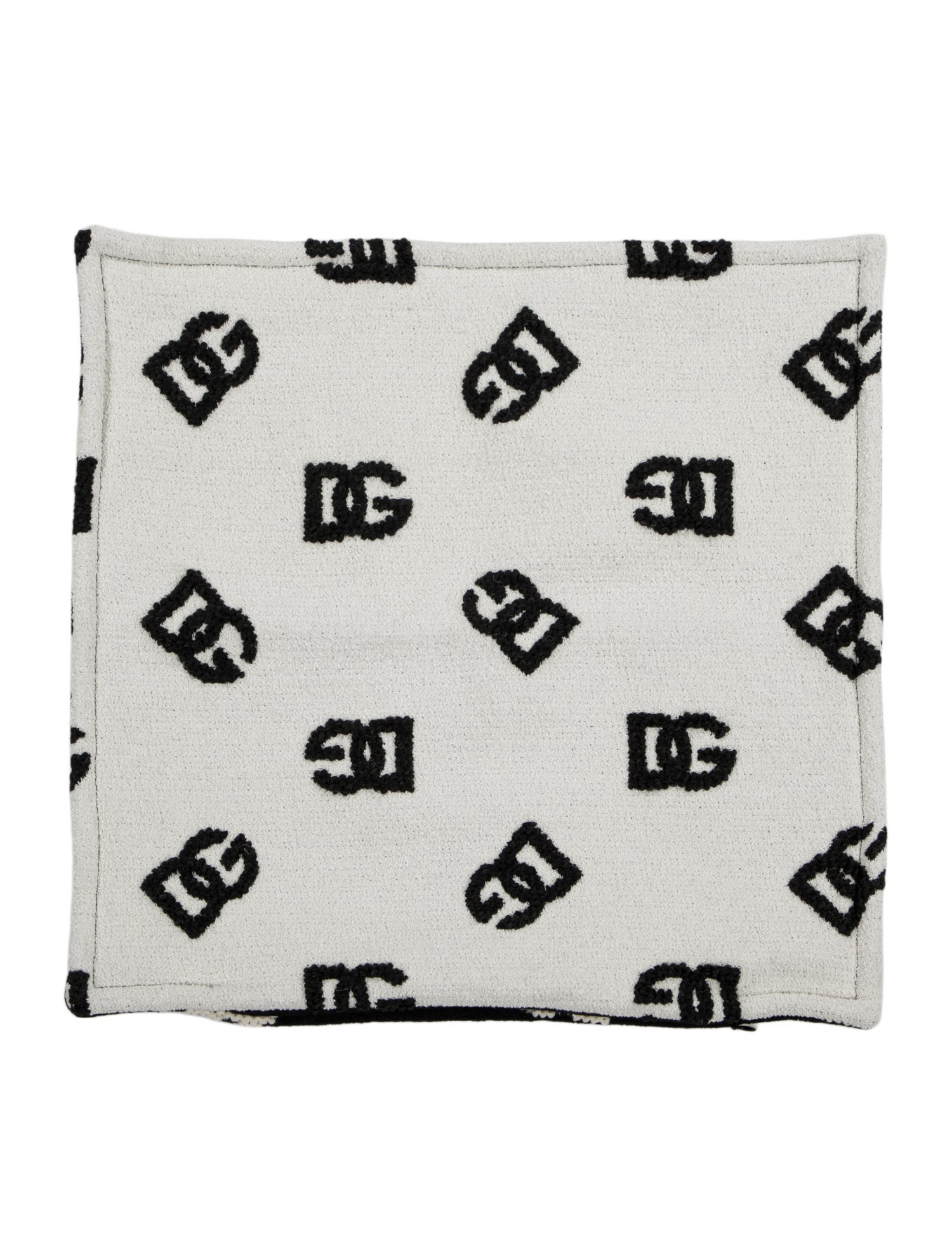 Dolce & Gabbana Embroidered Monogram Pillow Sham