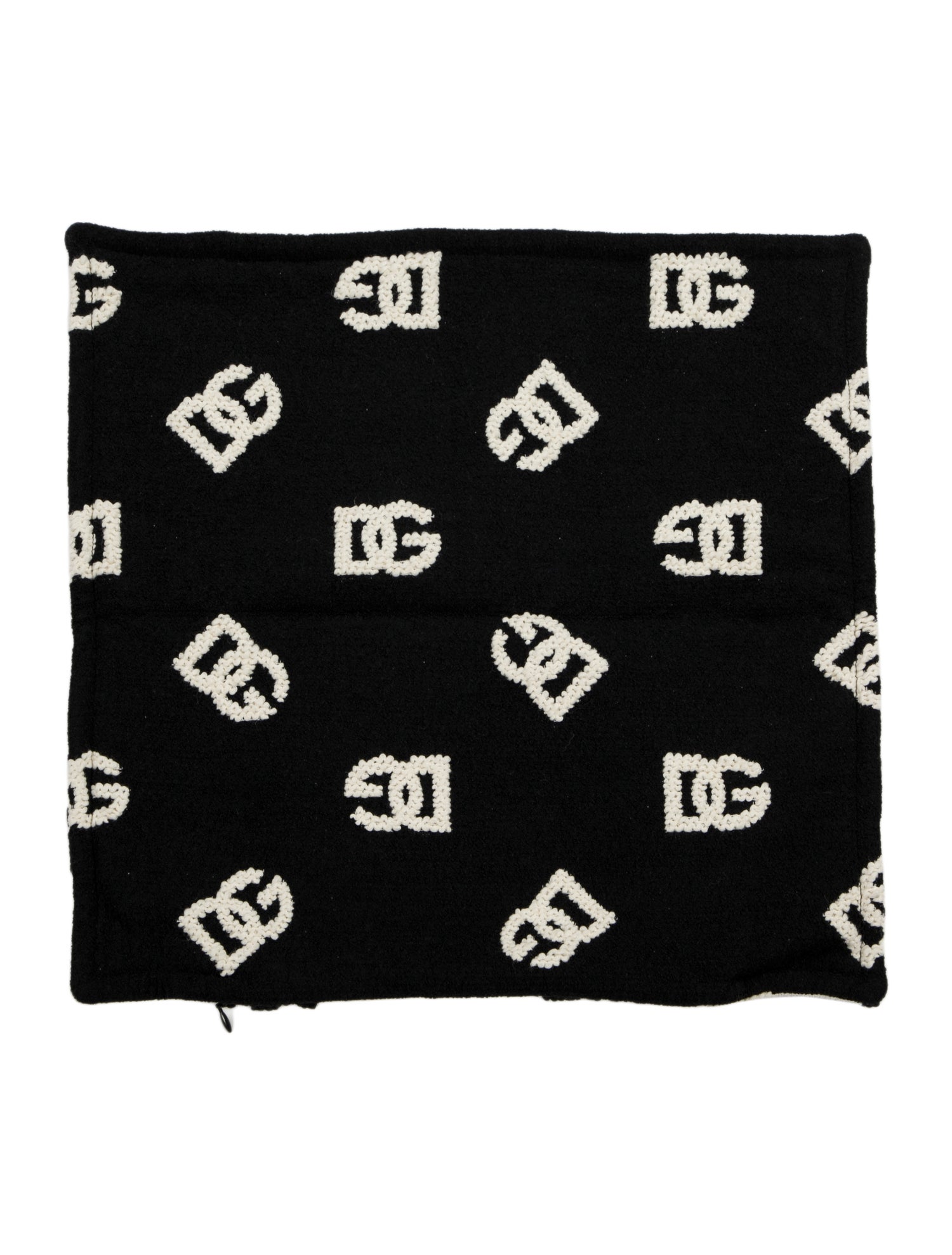 Dolce & Gabbana Embroidered Monogram Pillow Sham