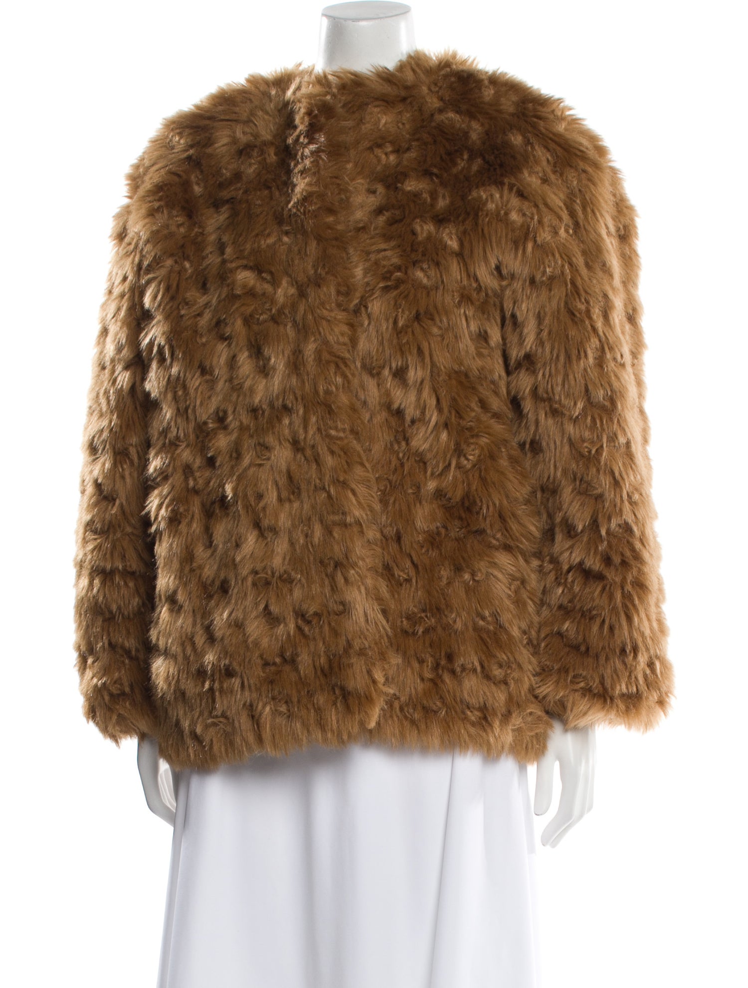 Dolce & Gabbana Faux Fur Coat