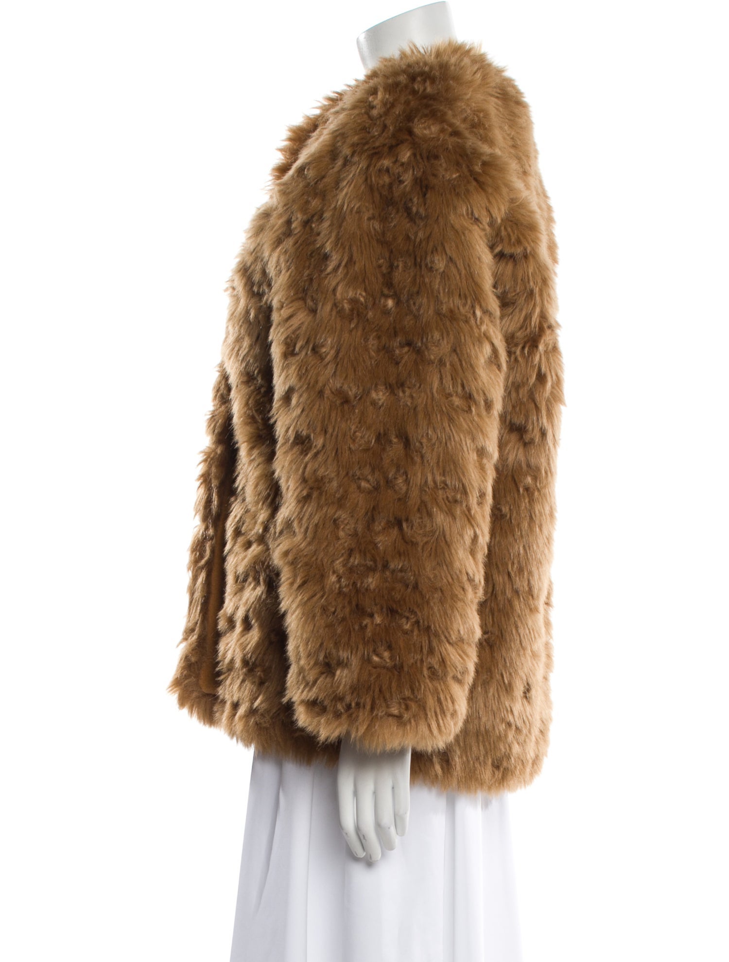 Dolce & Gabbana Faux Fur Coat