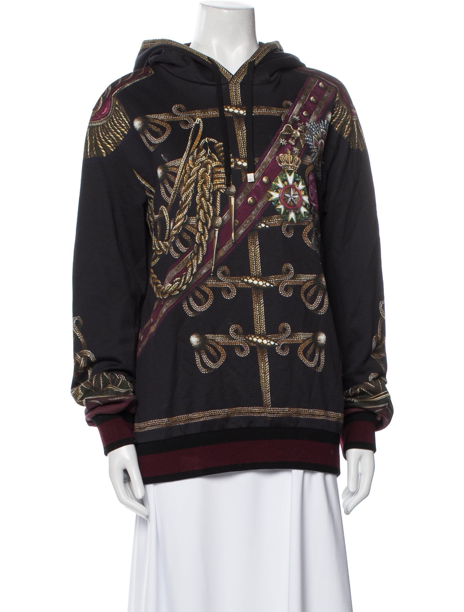 Dolce & Gabbana Graphic Print Crew Neck Sweatshirt