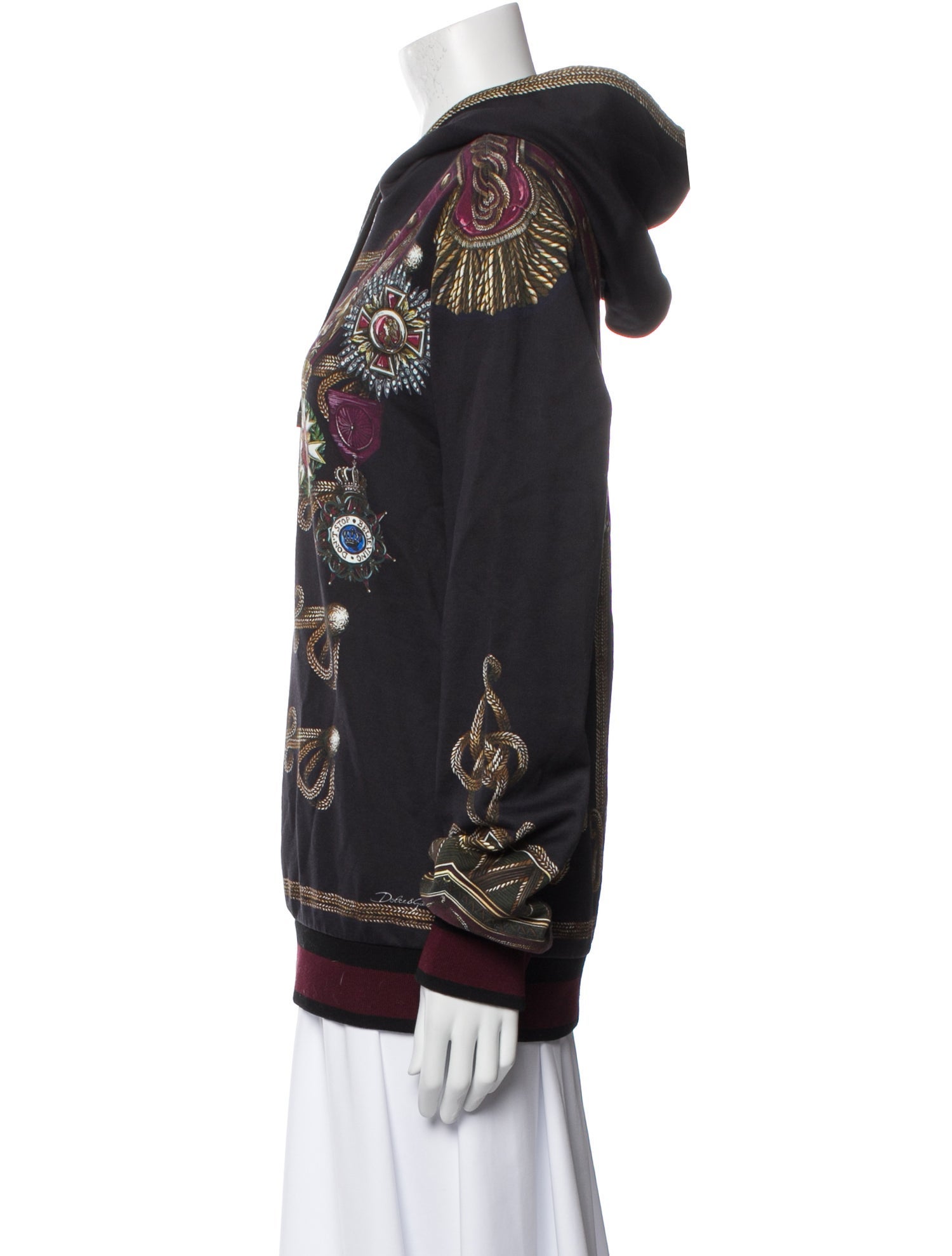 Dolce & Gabbana Graphic Print Crew Neck Sweatshirt