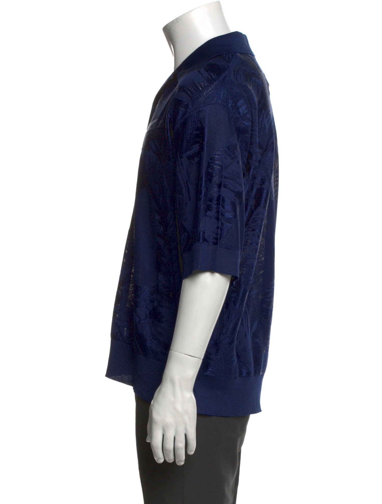 Dolce & Gabbana Silk Collar Polo Shirt