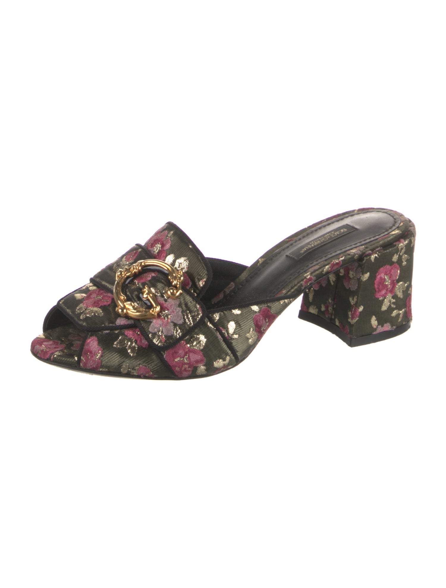 Dolce & Gabbana Floral Print Slides