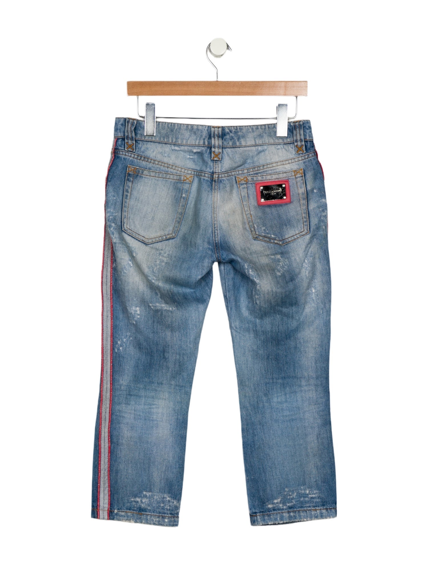 Dolce & Gabbana Low-Rise Straight Leg Jeans