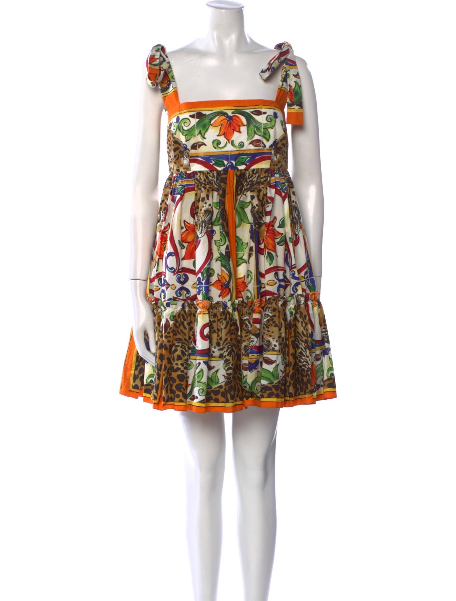 Dolce & Gabbana Printed Mini Dress