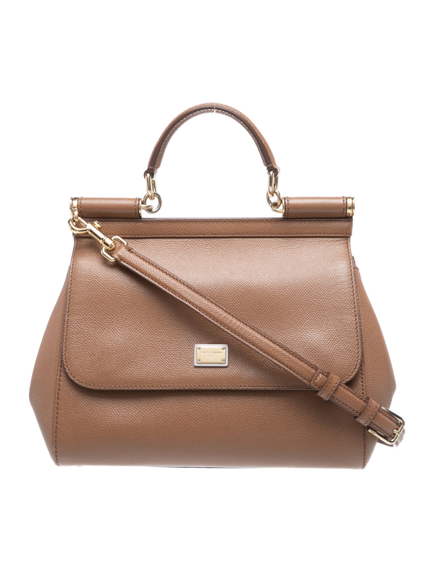 Dolce & Gabbana Leather Top Handle Bag