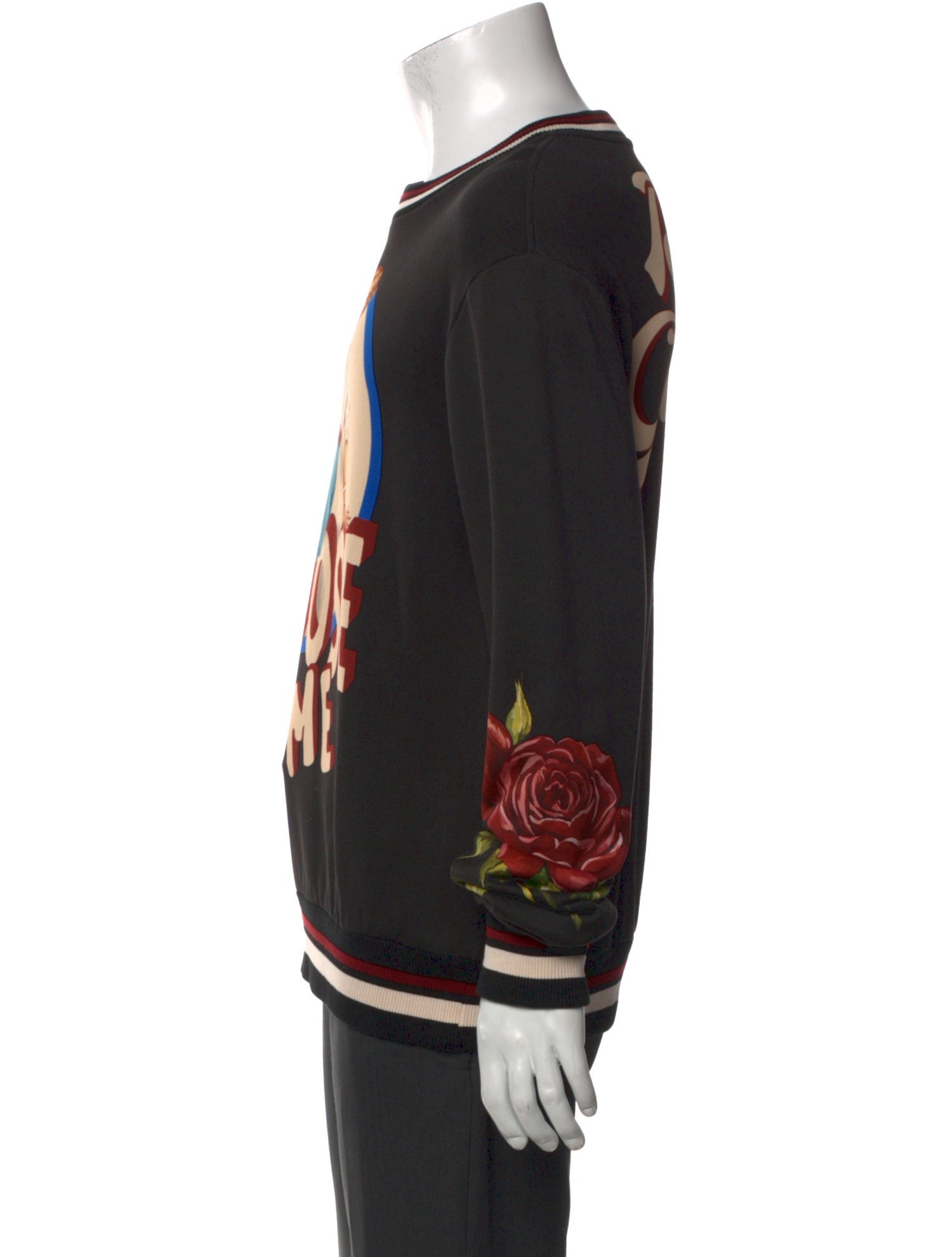 Dolce & Gabbana Graphic Print Crew Neck Pullover