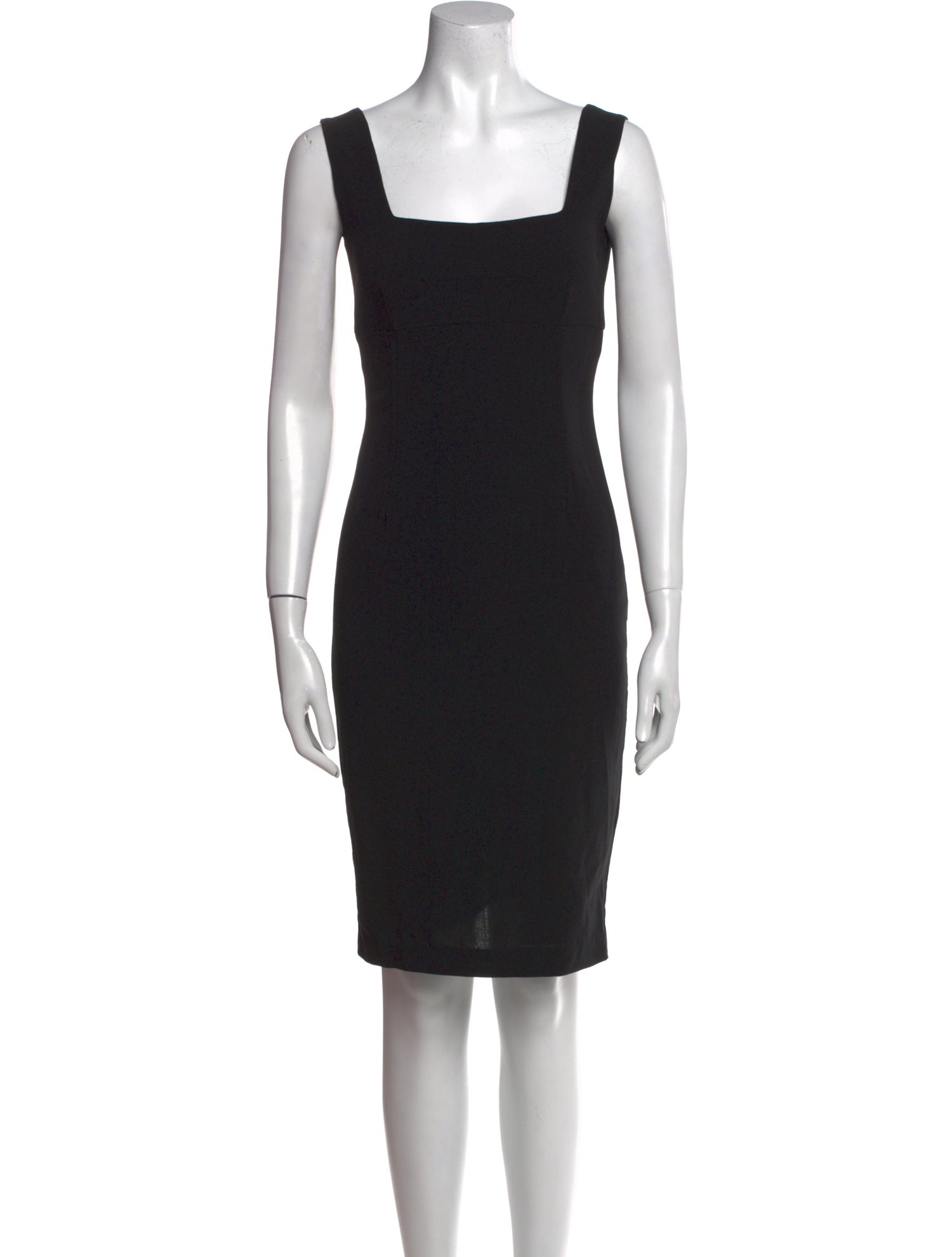 Dolce & Gabbana Virgin Wool Knee-Length Dress
