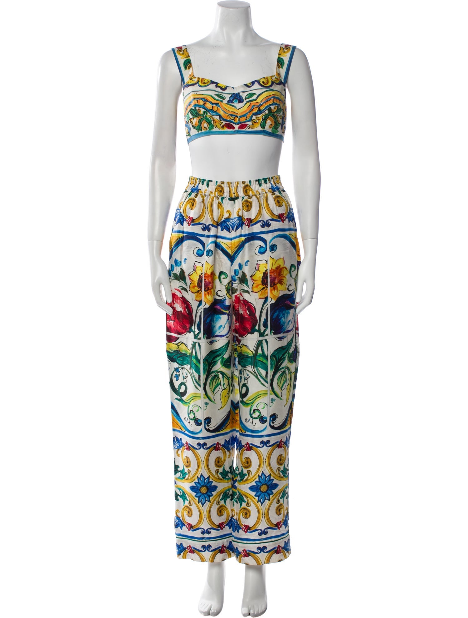 Dolce & Gabbana Printed Pant Set