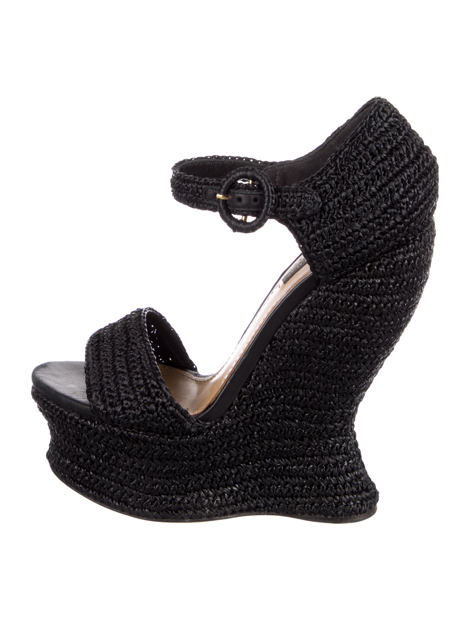 Dolce & Gabbana Raffia Espadrilles