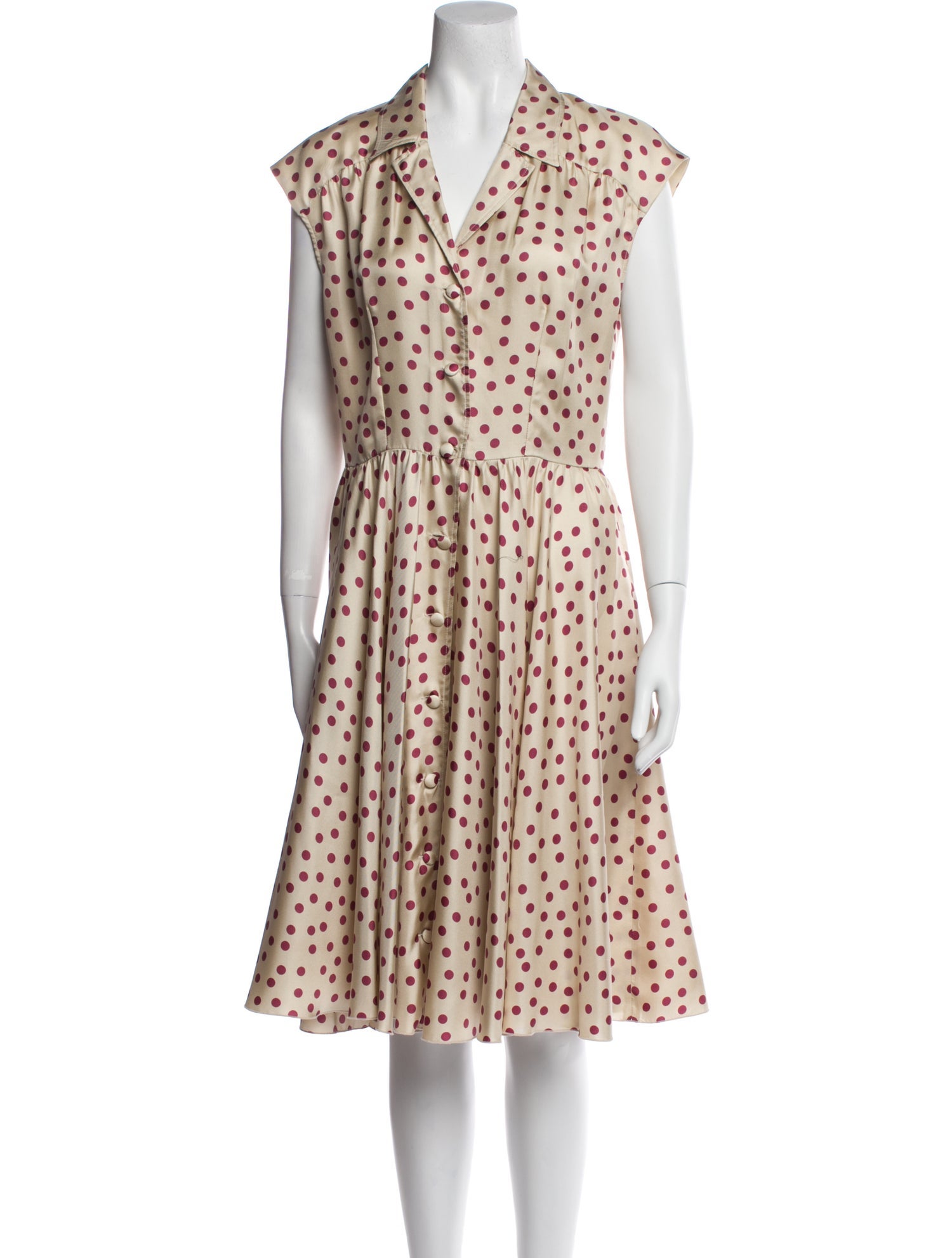 Dolce & Gabbana Silk Knee-Length Dress