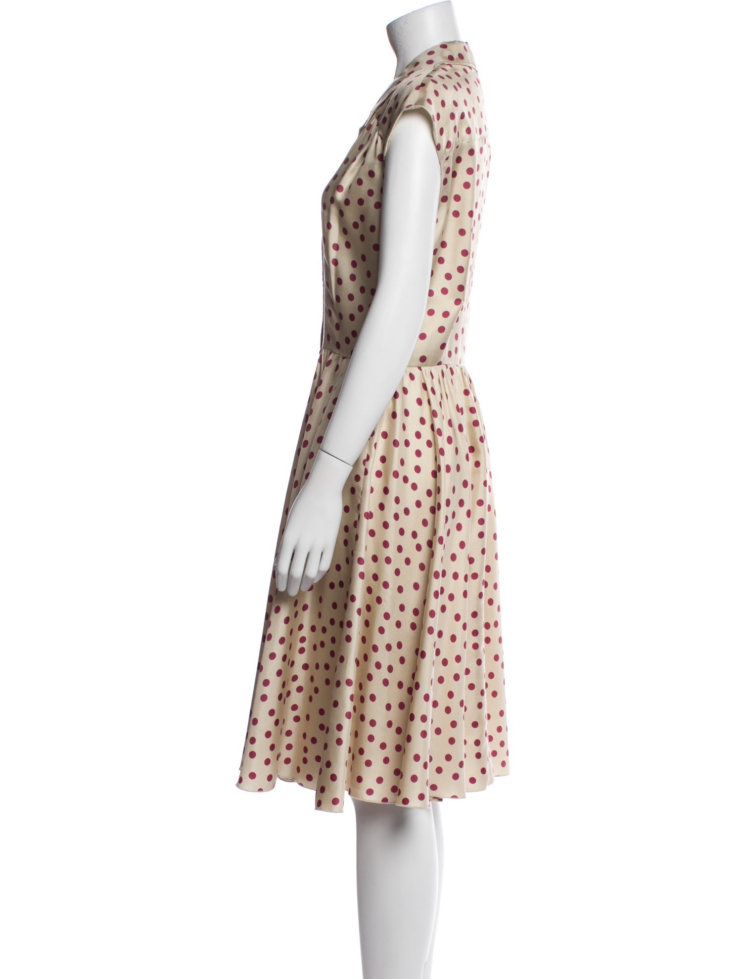 Dolce & Gabbana Silk Knee-Length Dress