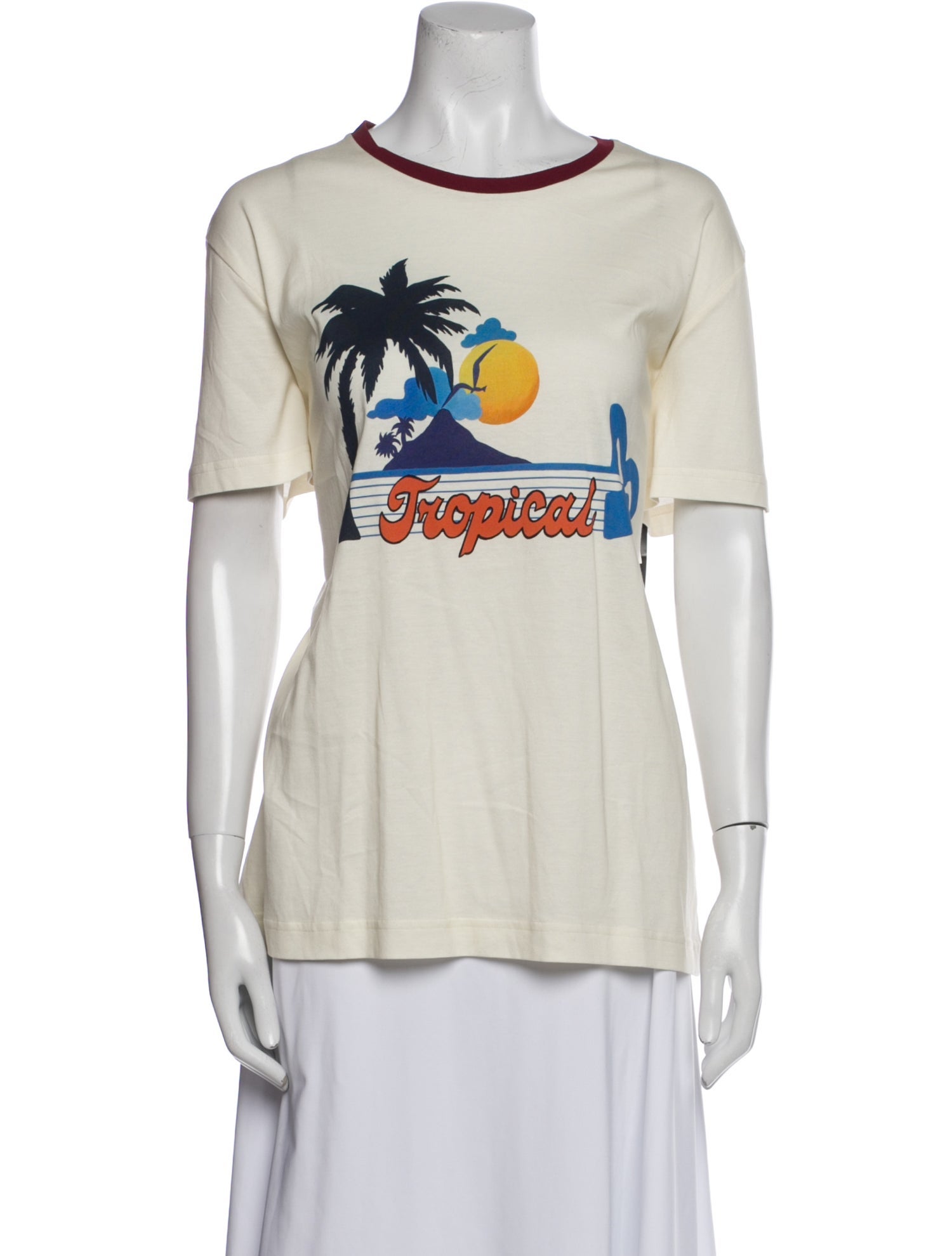 Dolce & Gabbana Graphic Print Crew Neck T-Shirt w/ Tags