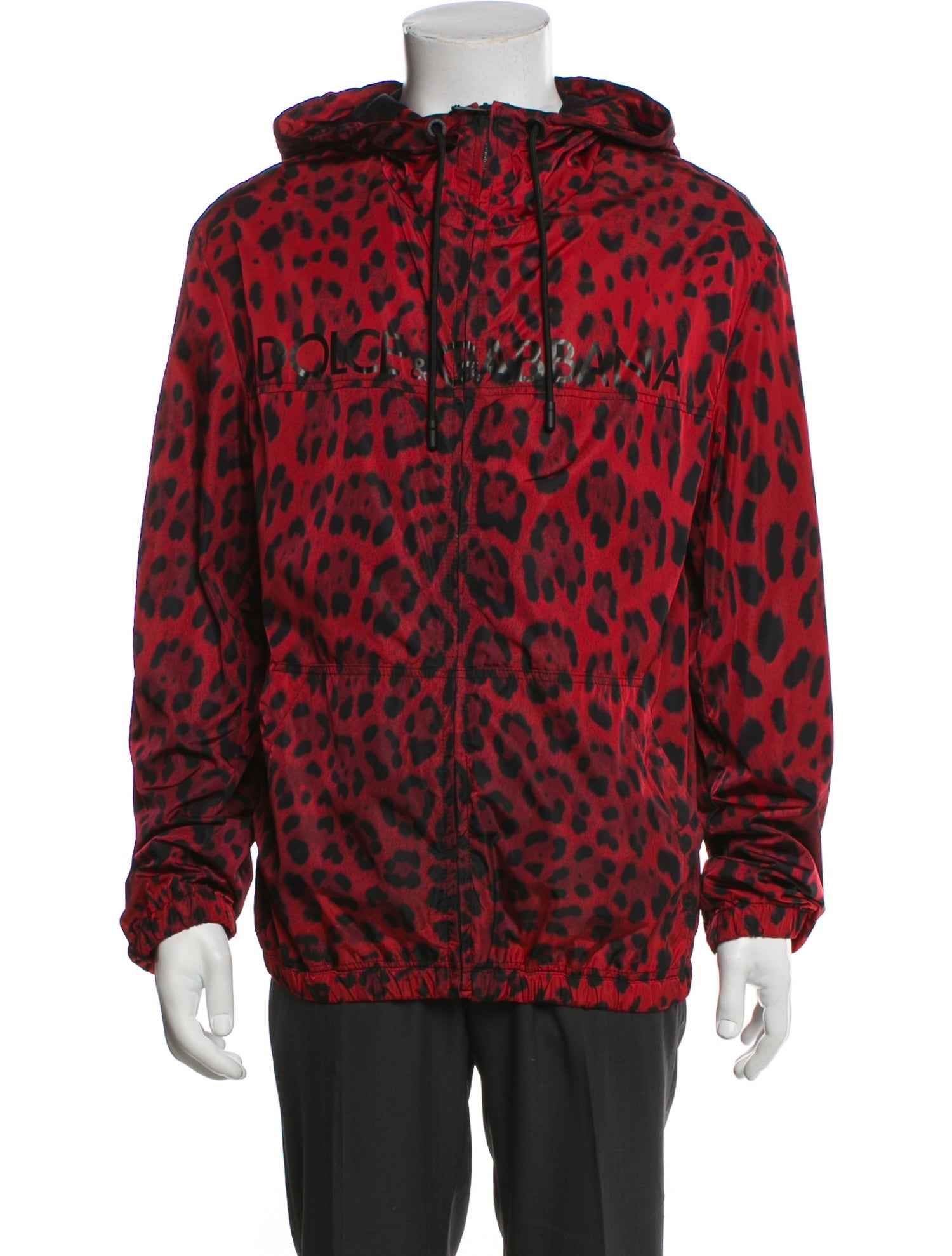 Dolce & Gabbana Animal Print Windbreaker w/ Tags