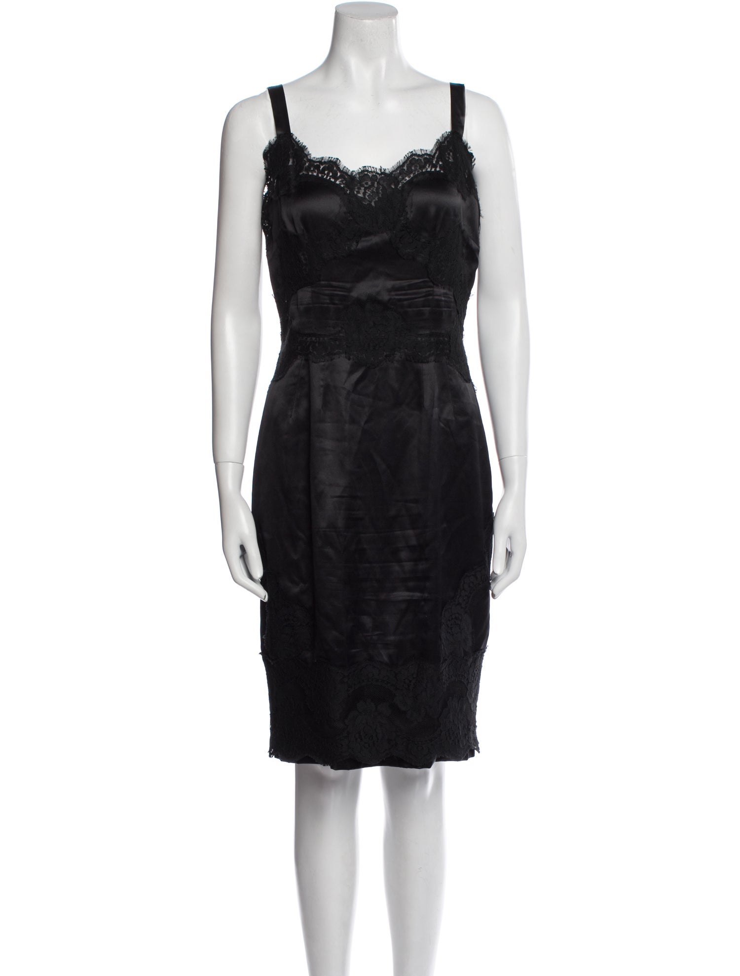 Dolce & Gabbana Silk Knee-Length Dress