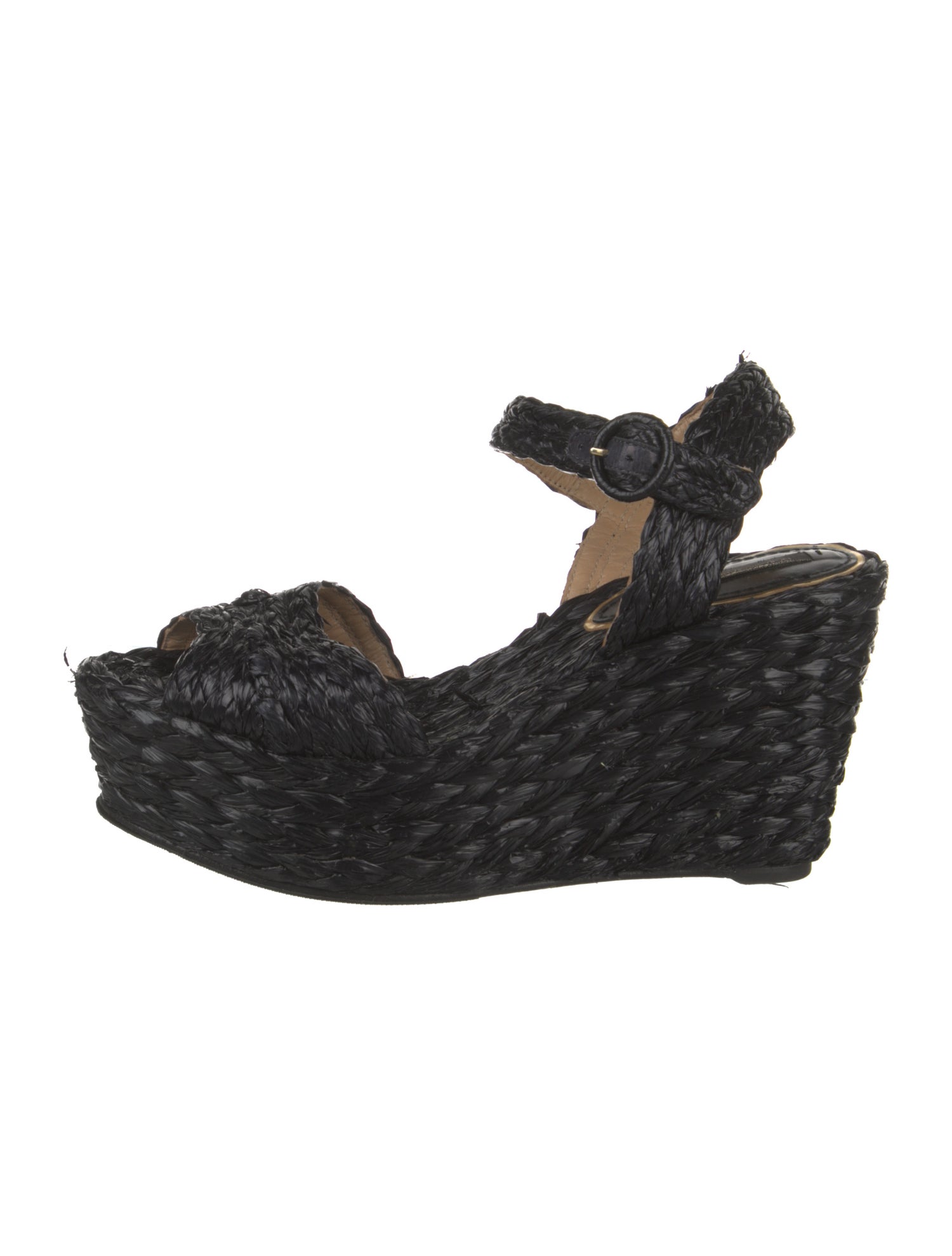 Dolce & Gabbana Raffia Espadrilles