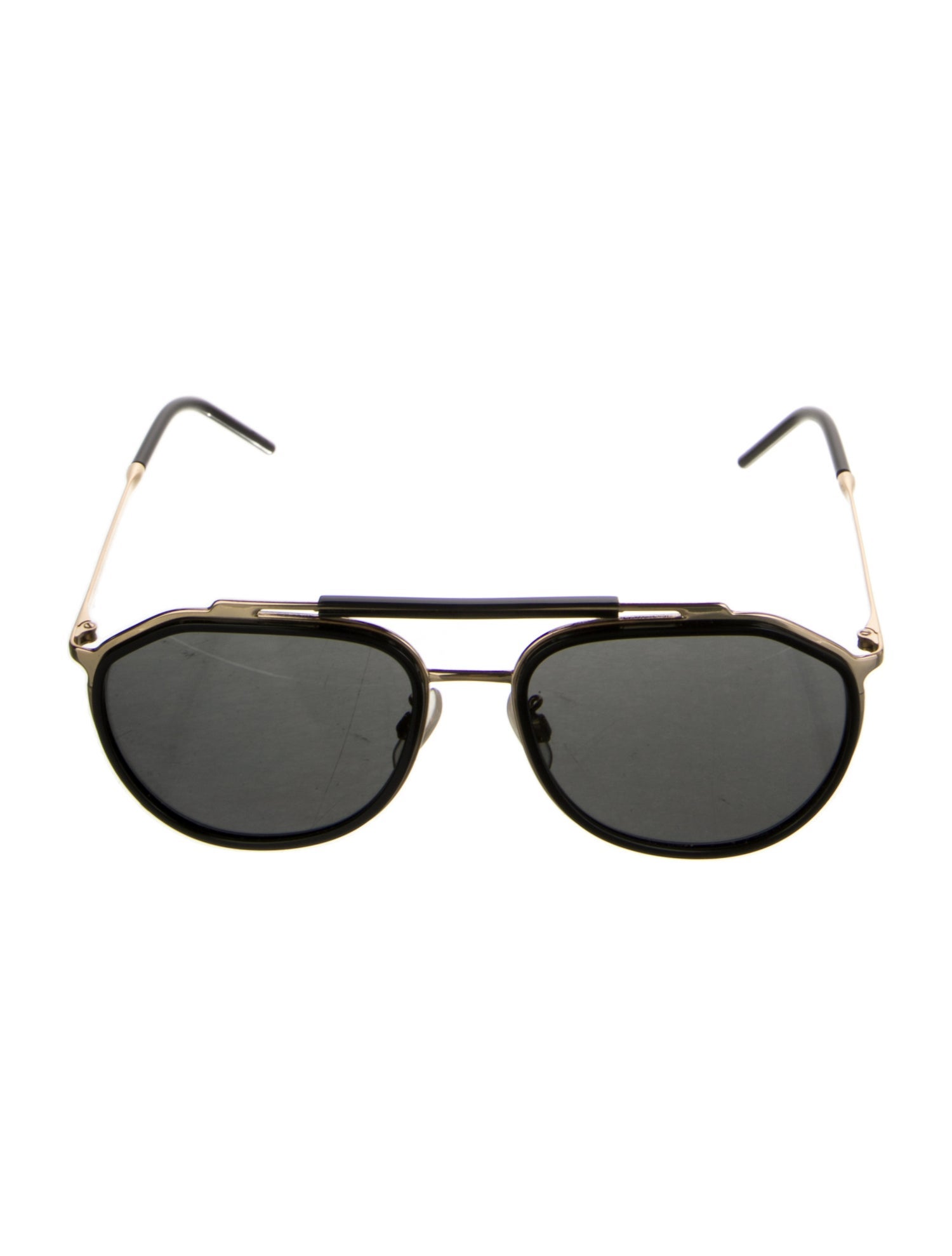 Dolce & Gabbana Aviator Mirrored Sunglasses