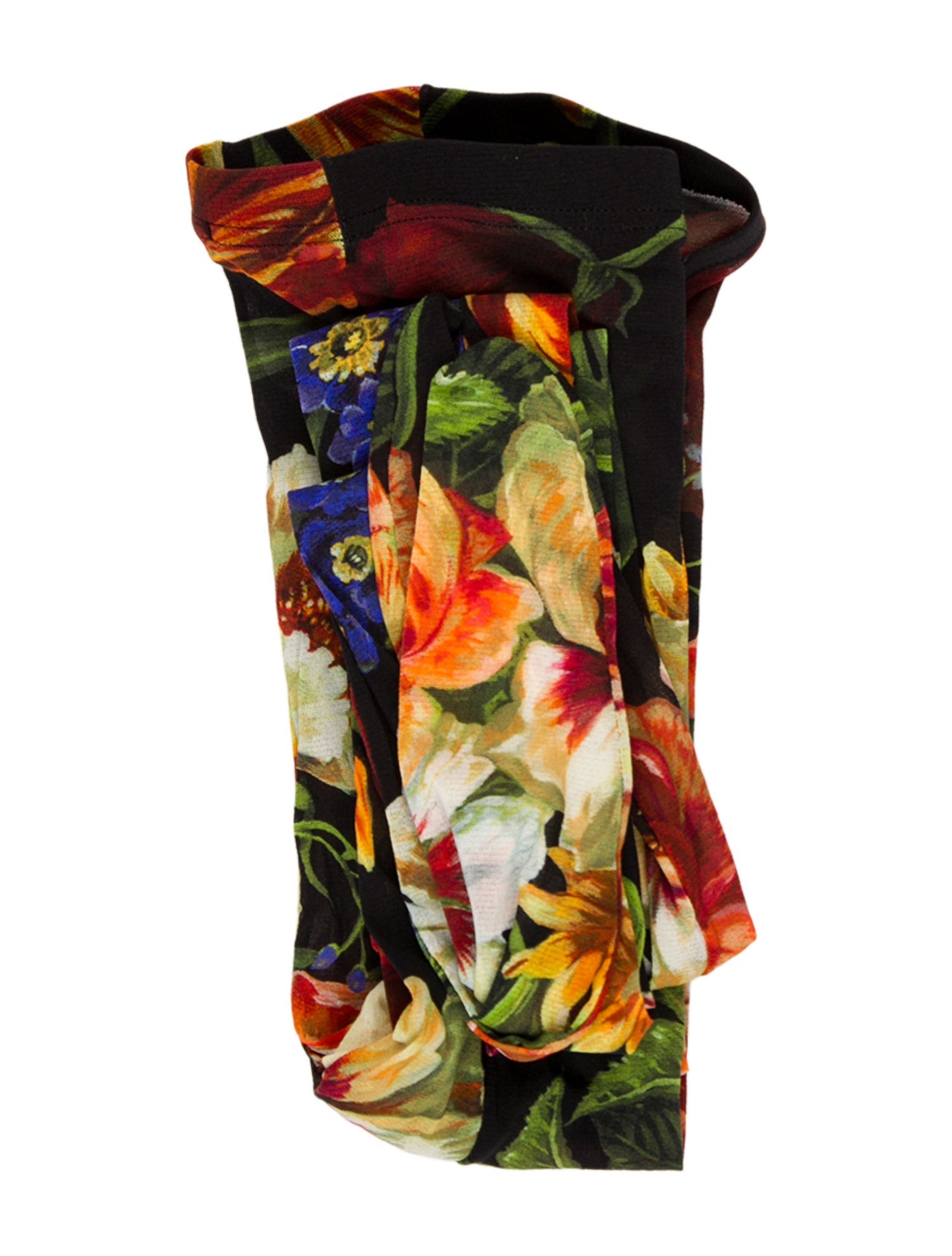 Dolce & Gabbana Pattern Print Knee High Tights