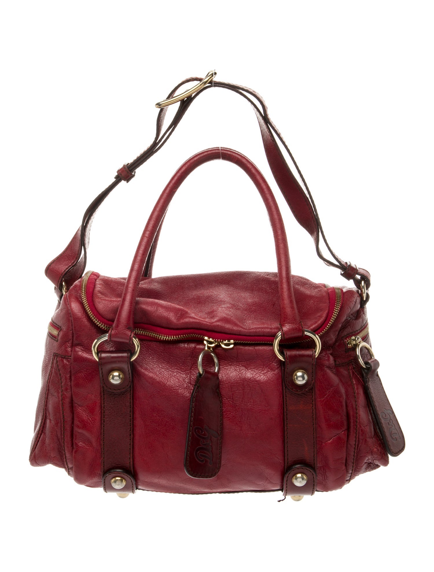 D&G Leather Top Handle Bag