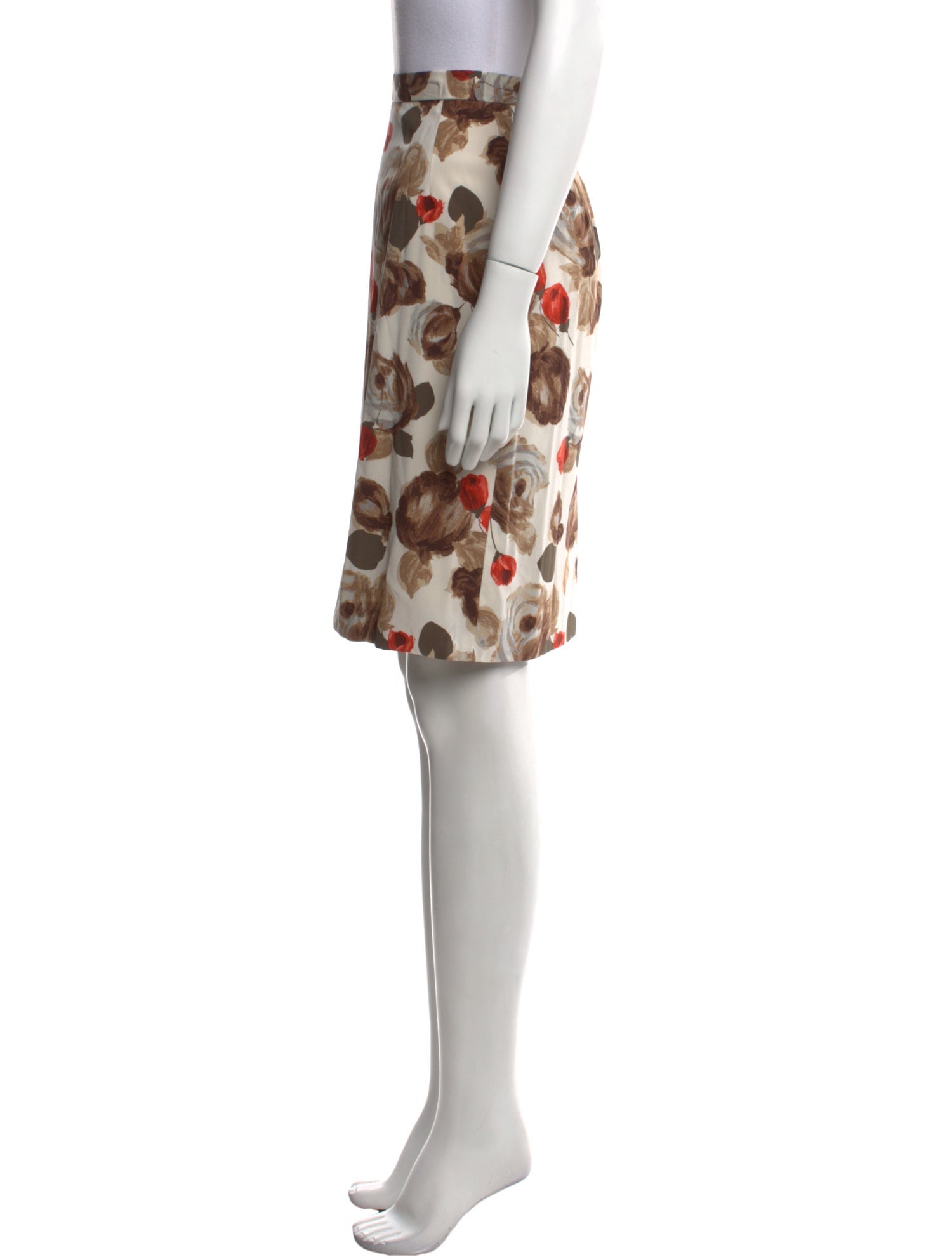 Dolce & Gabbana Silk Knee-Length Skirt