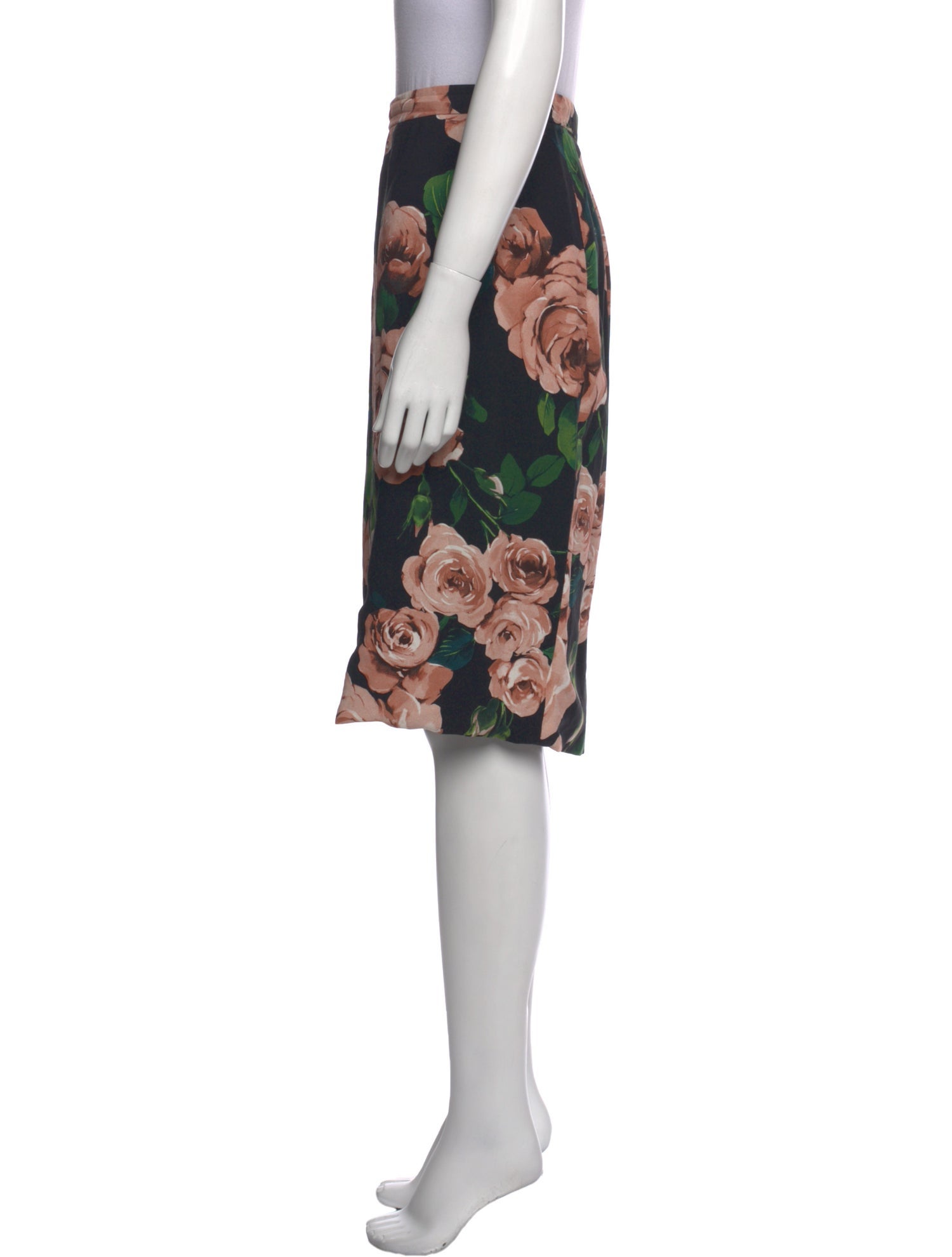 Dolce & Gabbana Floral Print Knee-Length Skirt