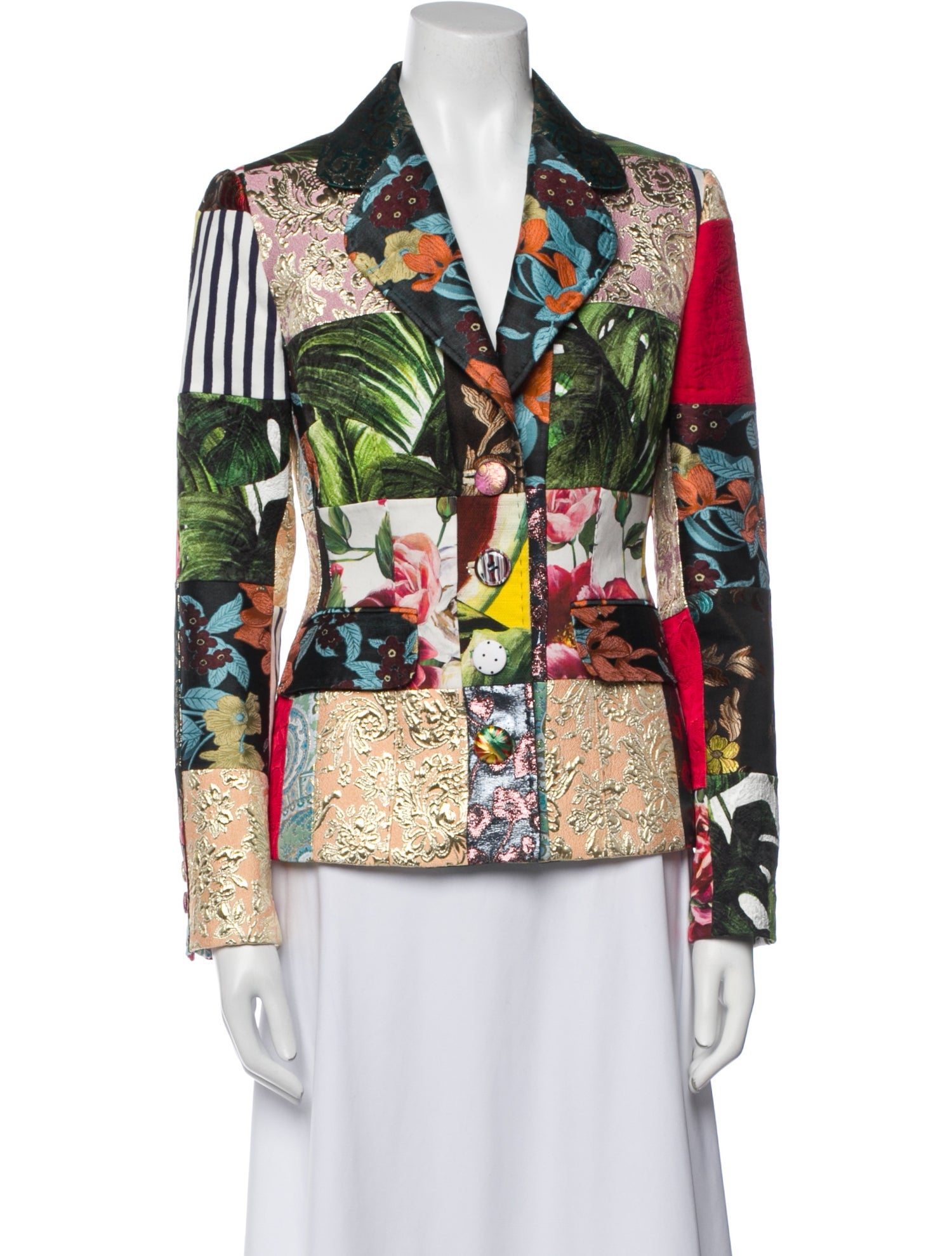 Dolce & Gabbana Floral Print Blazer