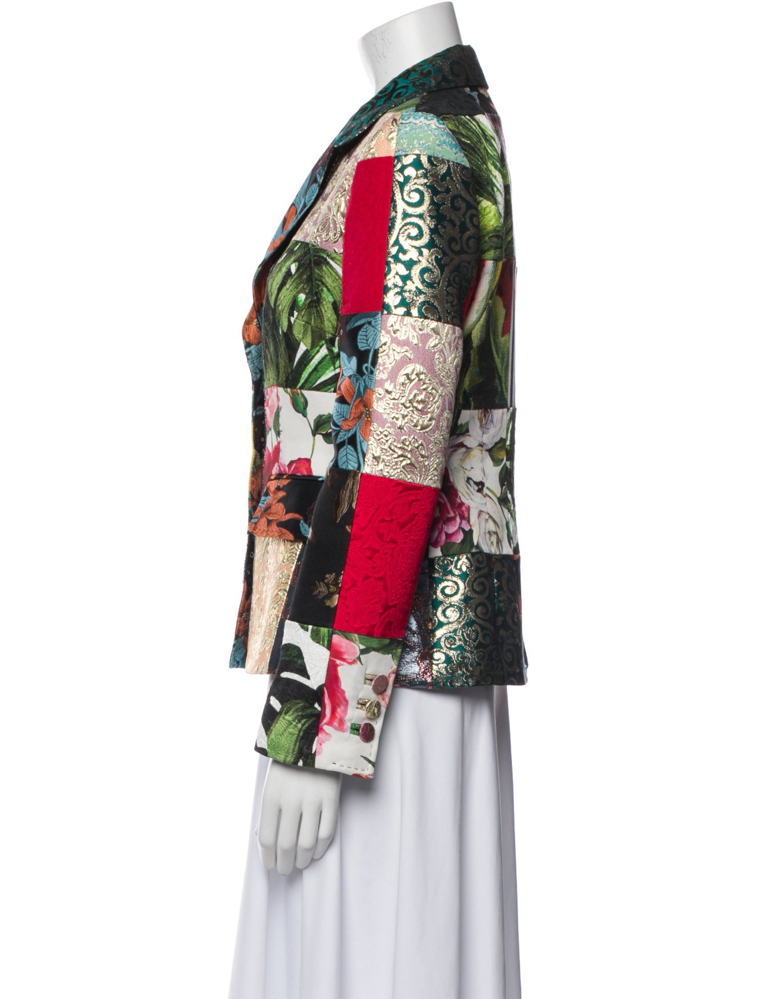 Dolce & Gabbana Floral Print Blazer