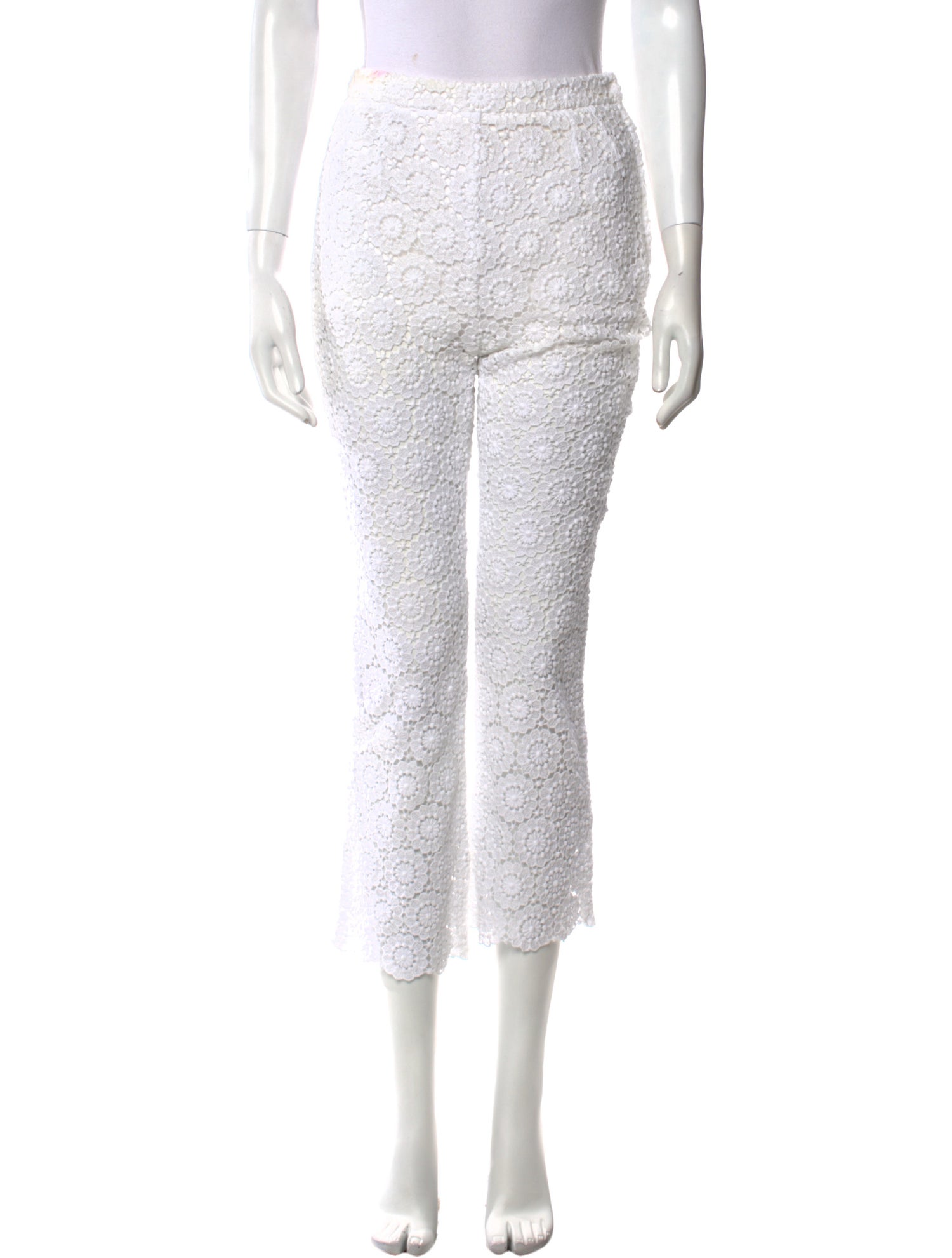 Dolce & Gabbana Lace Straight Leg Pants