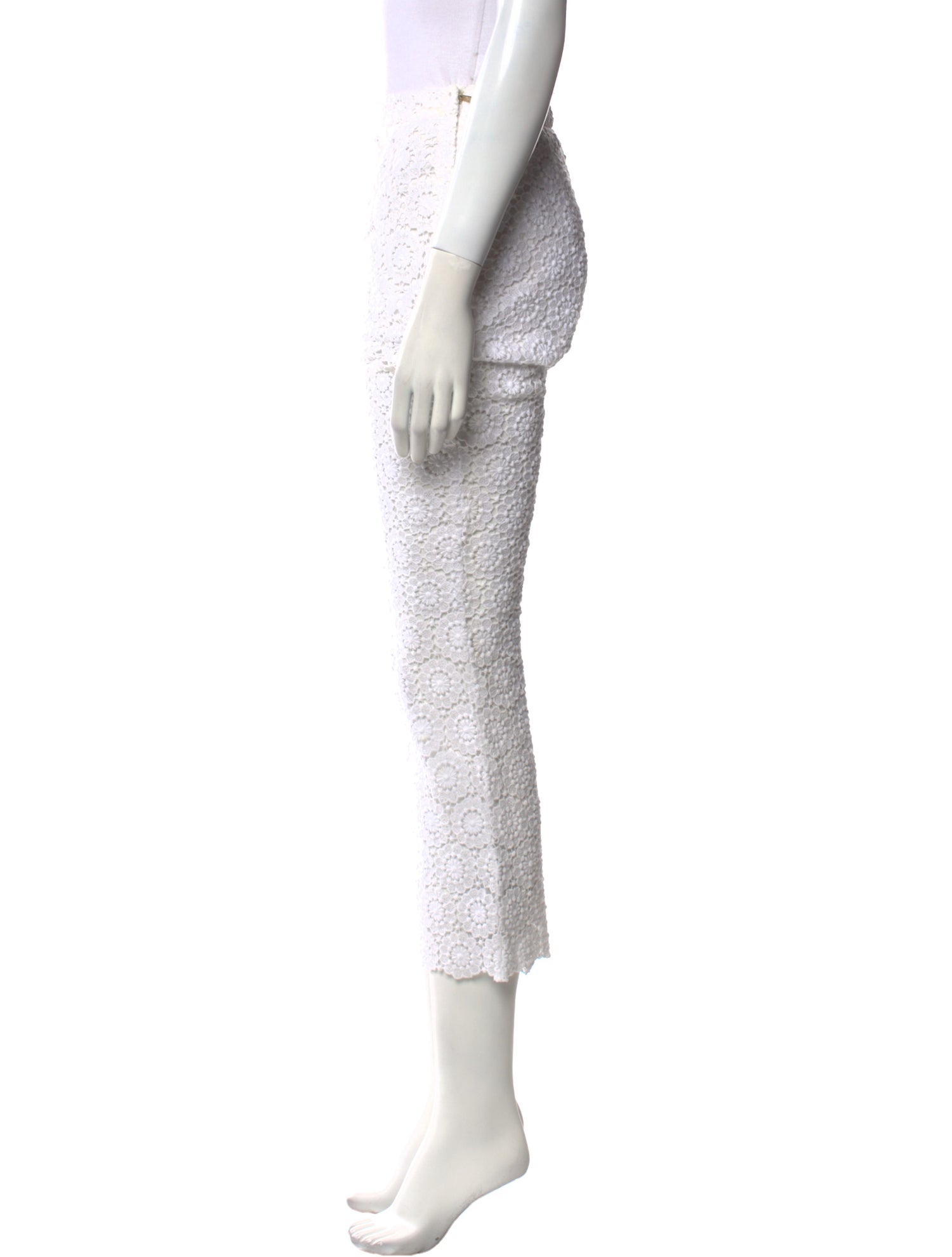 Dolce & Gabbana Lace Straight Leg Pants