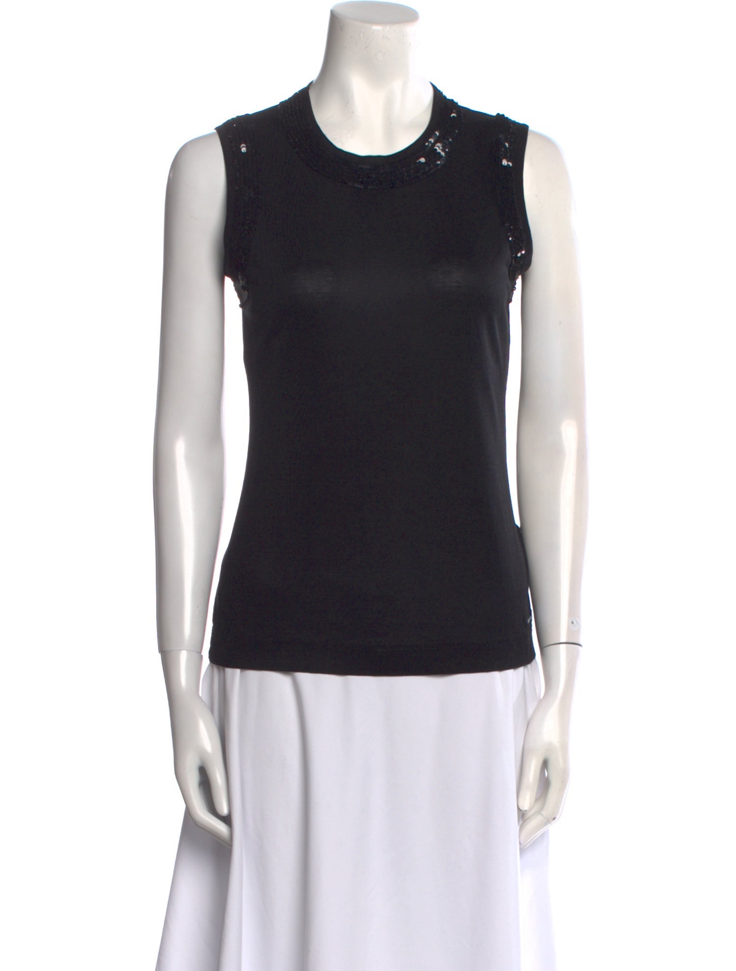 Dolce & Gabbana Crew Neck Sleeveless Top