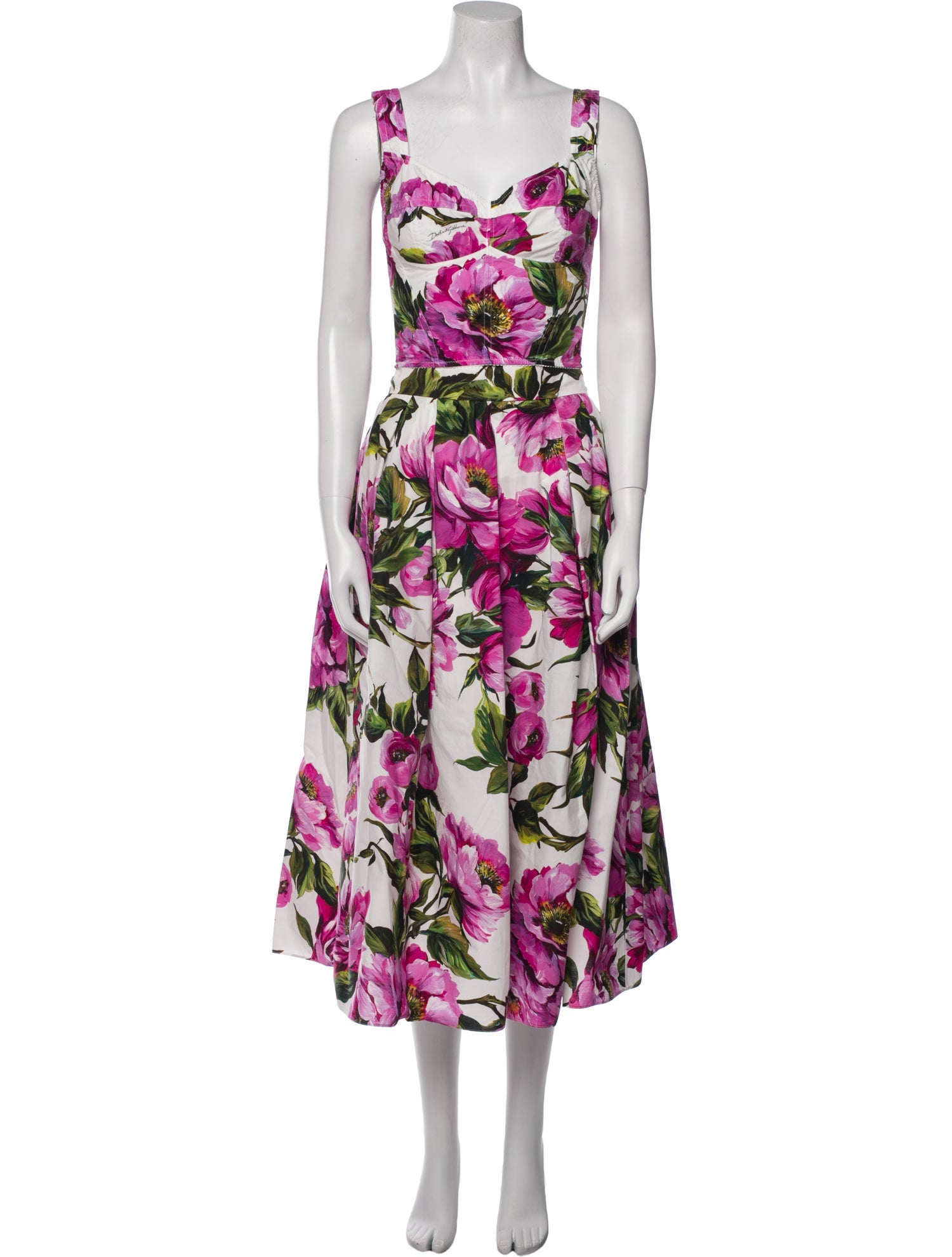 Dolce & Gabbana Floral Print Skirt Set