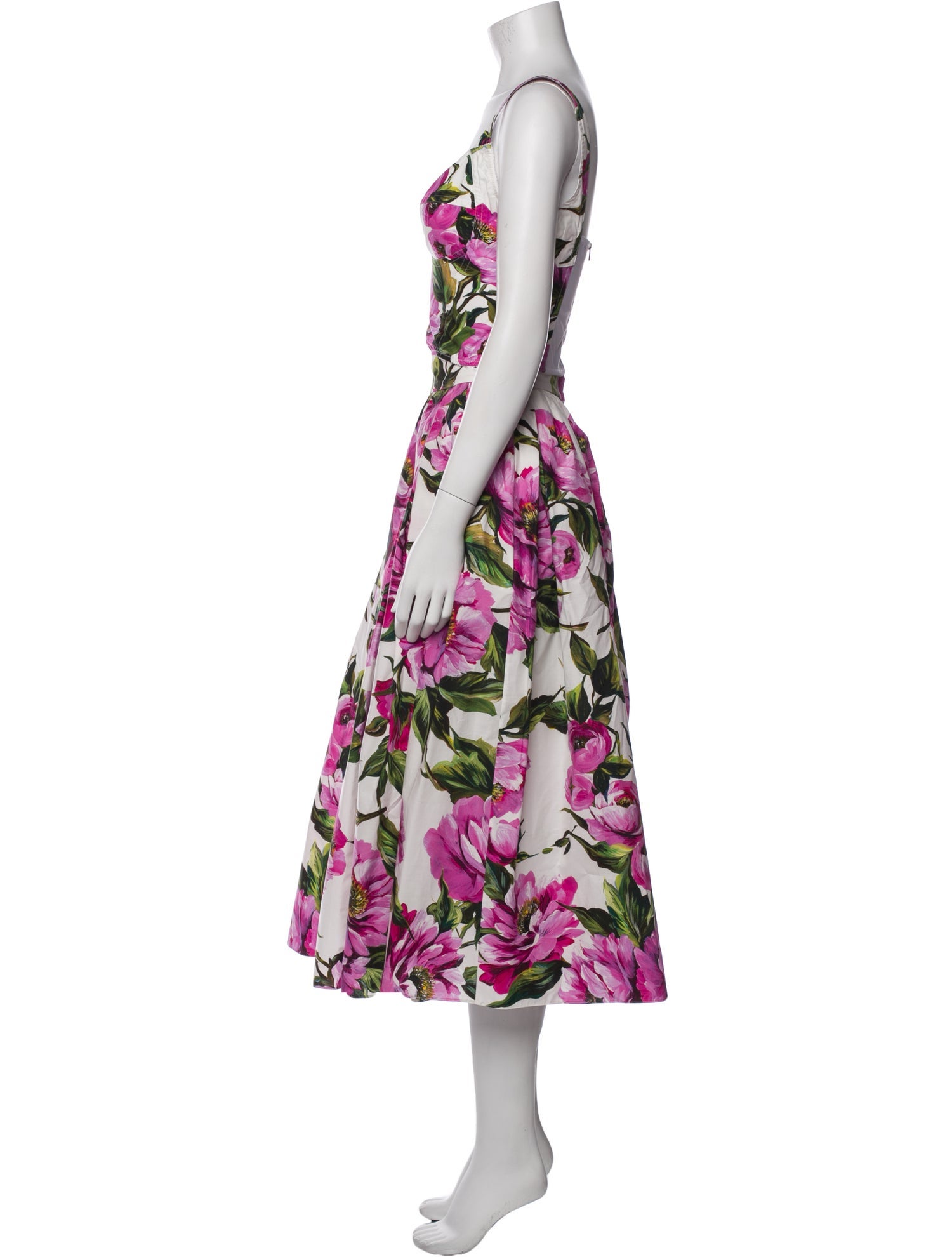 Dolce & Gabbana Floral Print Skirt Set