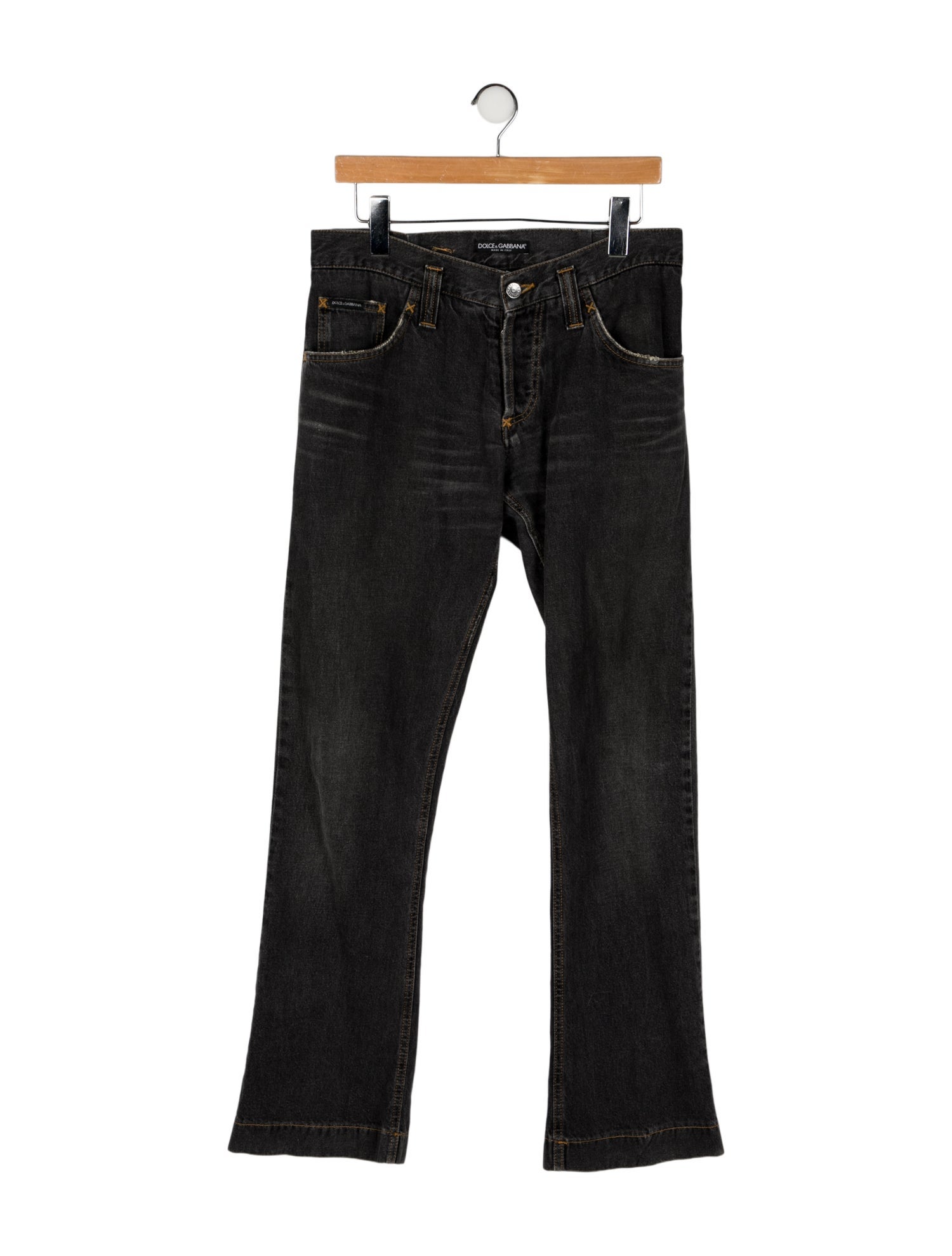 Dolce & Gabbana Mid-Rise Wide Leg Jeans