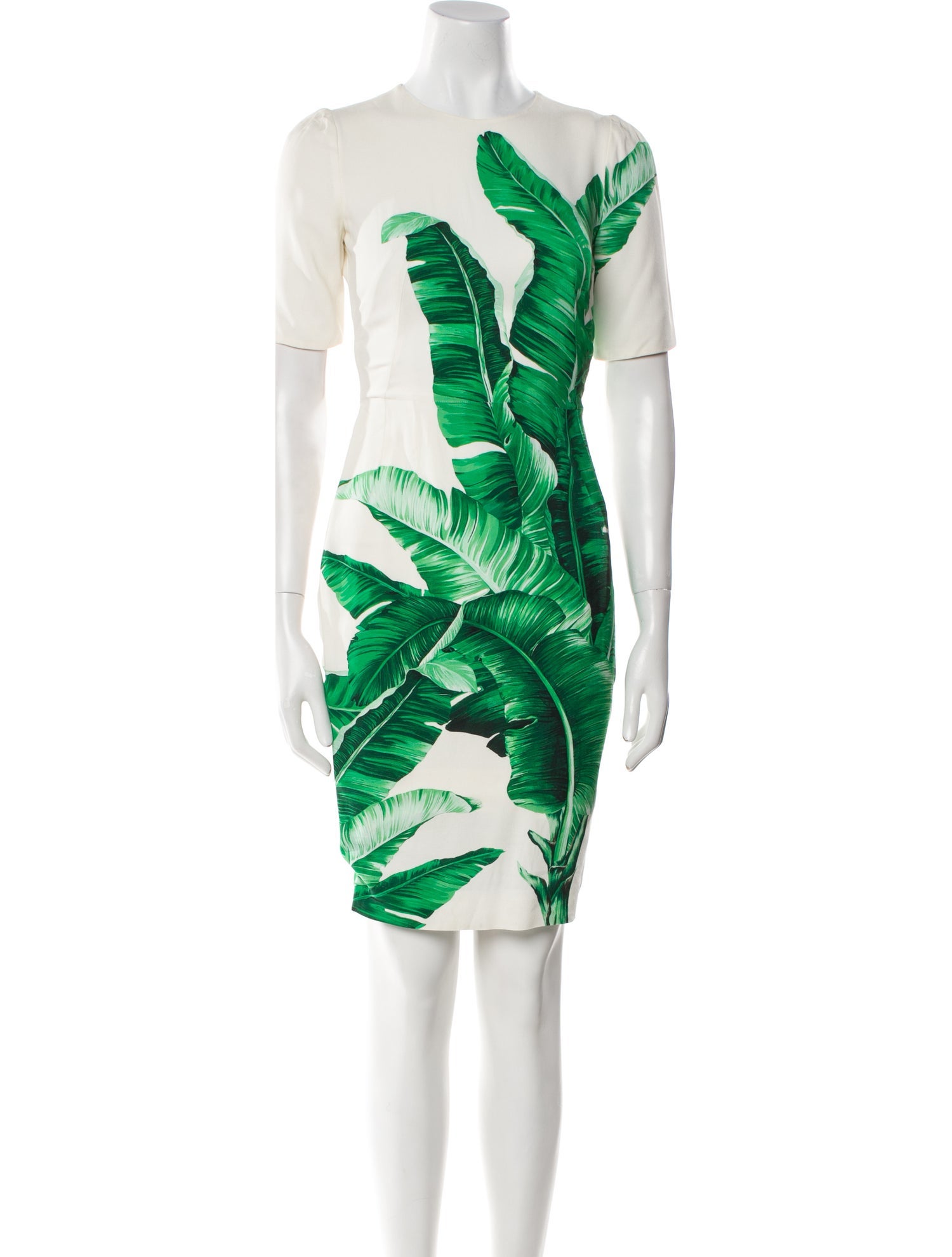 Dolce & Gabbana Printed Knee-Length Dress