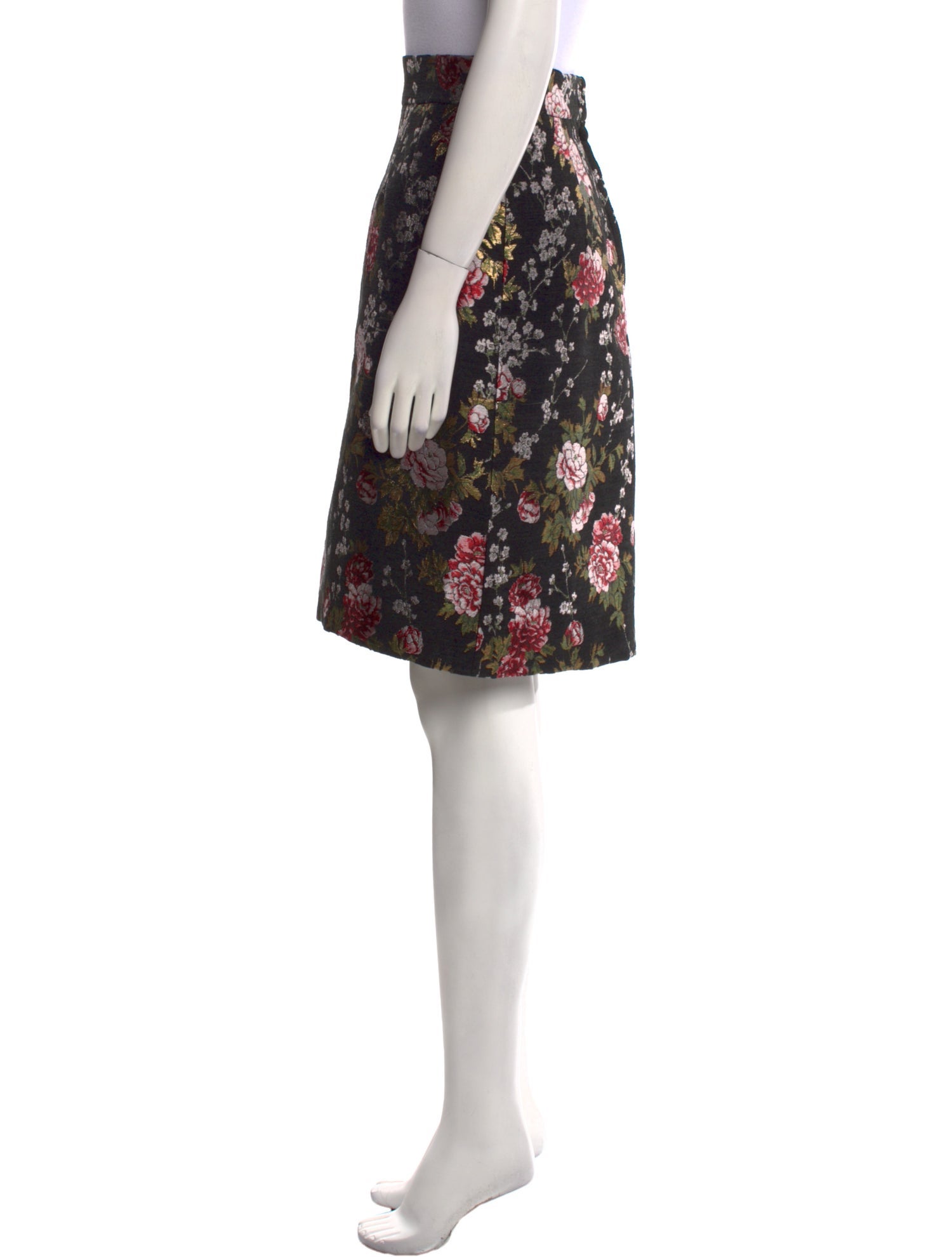 Dolce & Gabbana Floral Print Knee-Length Skirt