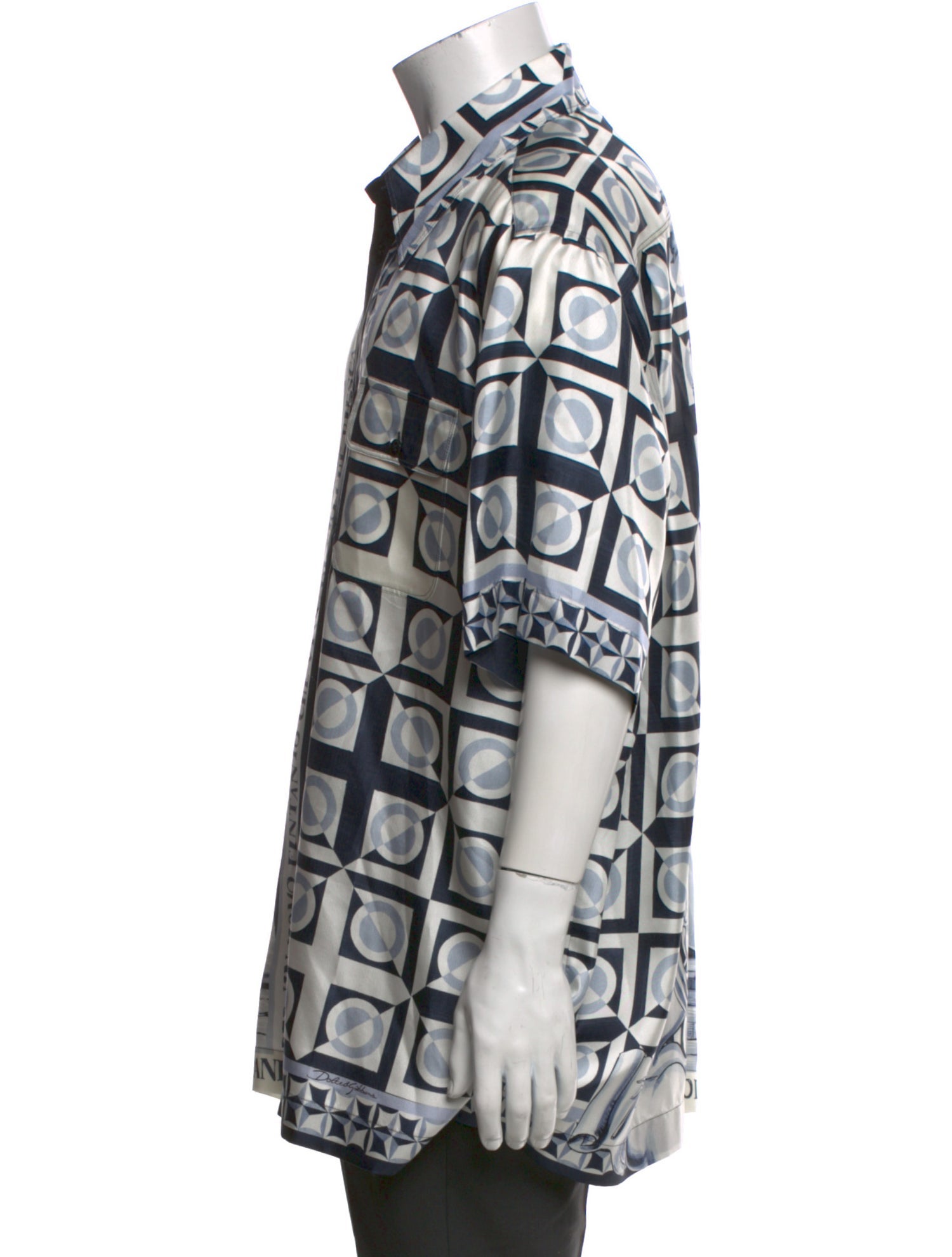 Dolce & Gabbana Silk Printed Shirt