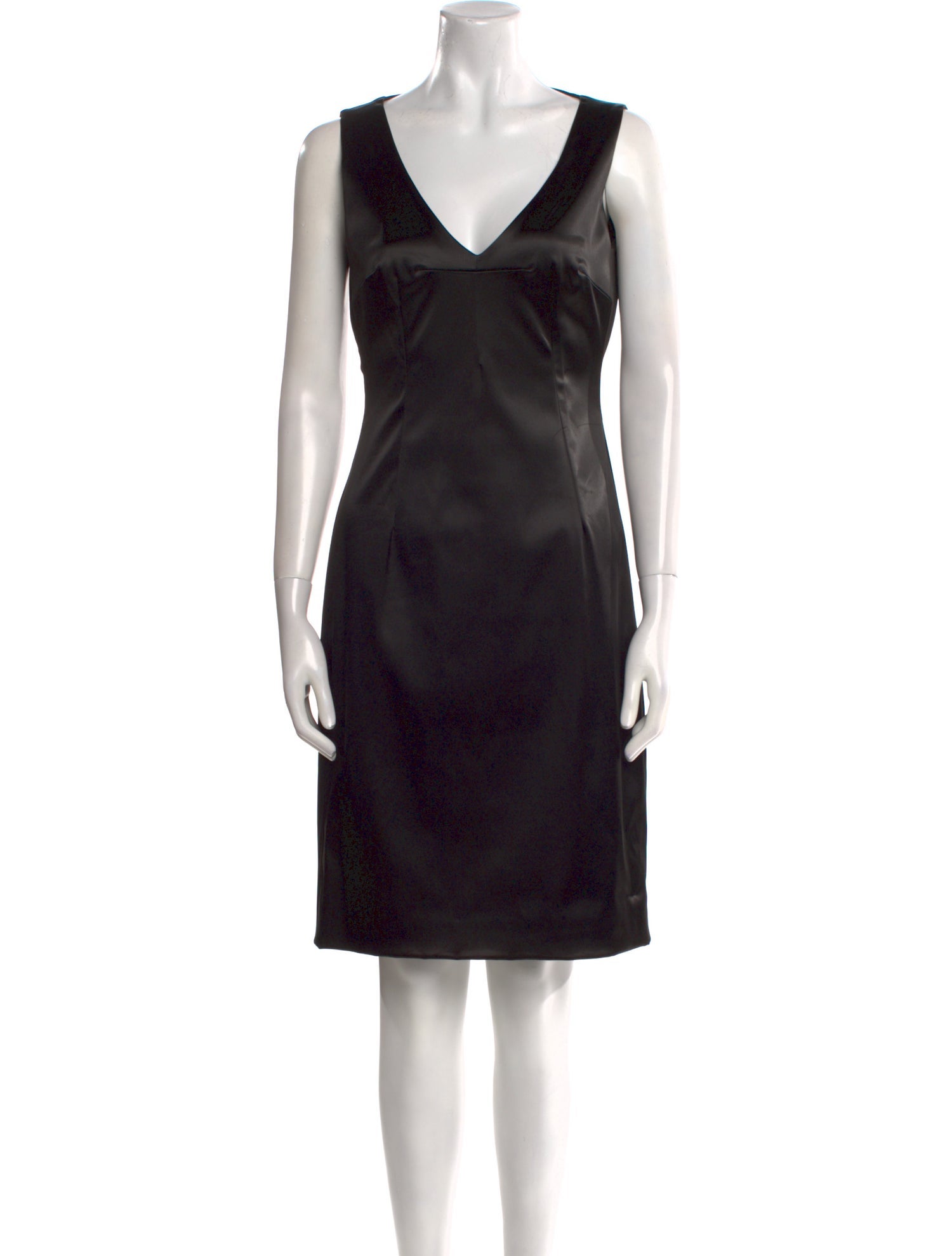 Dolce & Gabbana V-Neck Knee-Length Dress